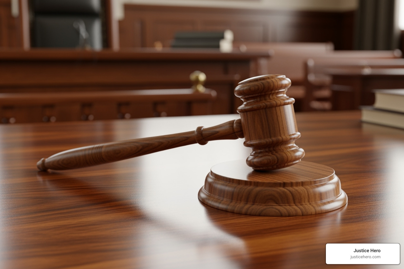 Gavel in a courtroom setting - zantac lawsuit update