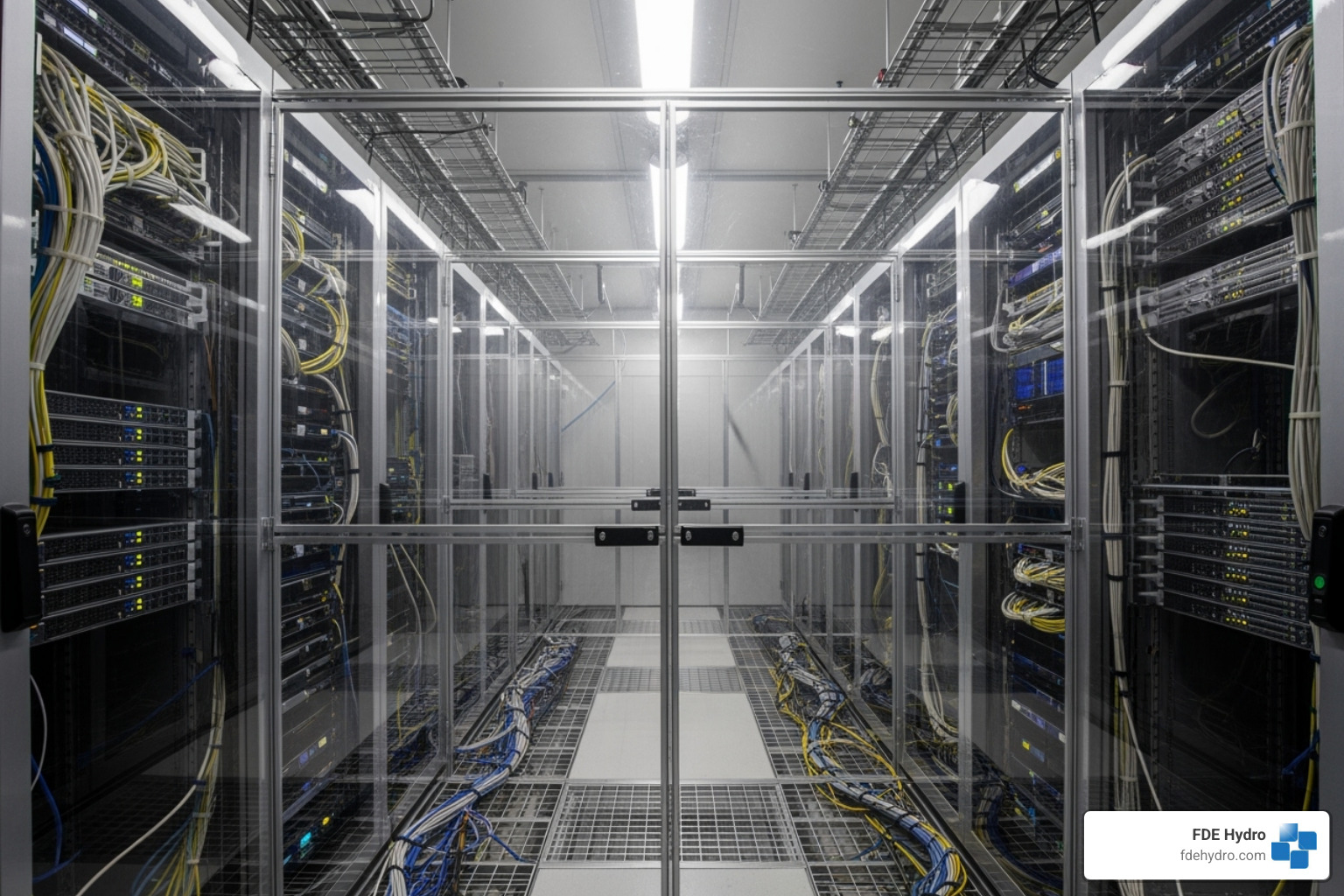 hot aisle cold aisle containment system - Data center energy resource