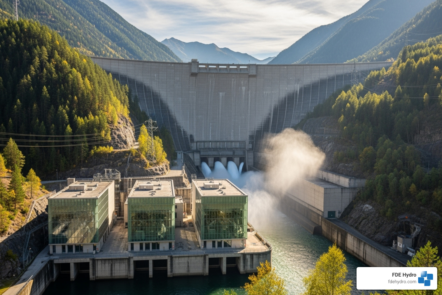 of a clean, modern hydroelectric power facility - Crypto mining sustainability of a clean, modern hydroelectric power facility - Crypto mining sustainability