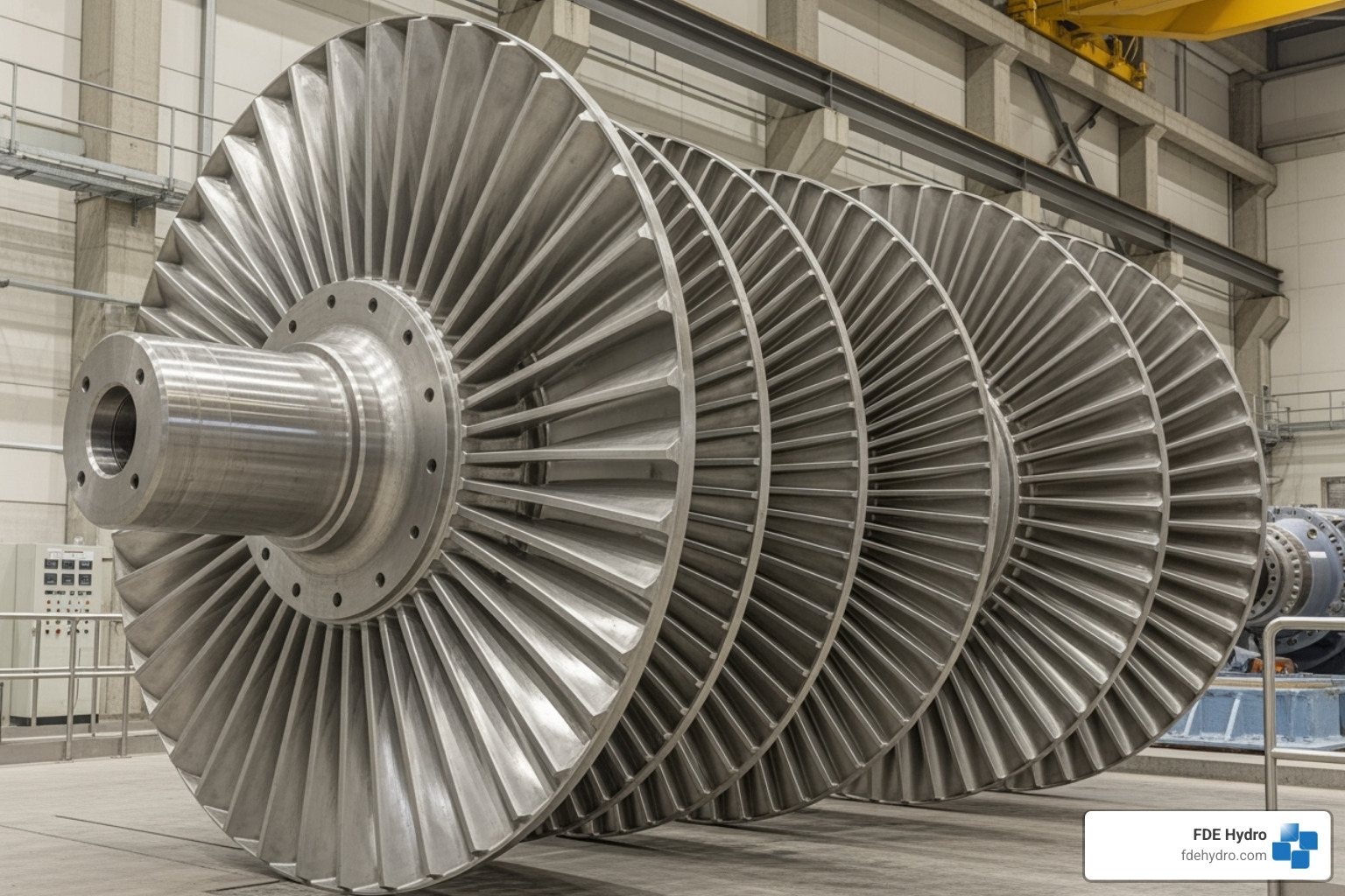 large Francis turbine runner - hydroelectric dam components