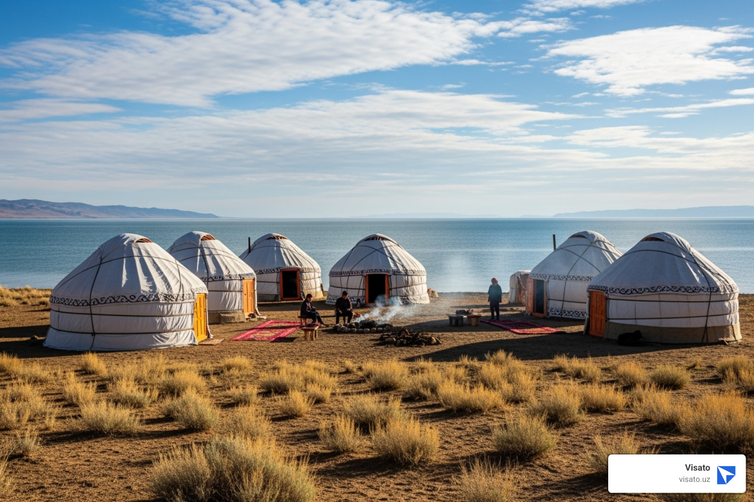 Yurt camp near Aydarkul Lake - things to do in uzbekistan Yurt camp near Aydarkul Lake - things to do in uzbekistan