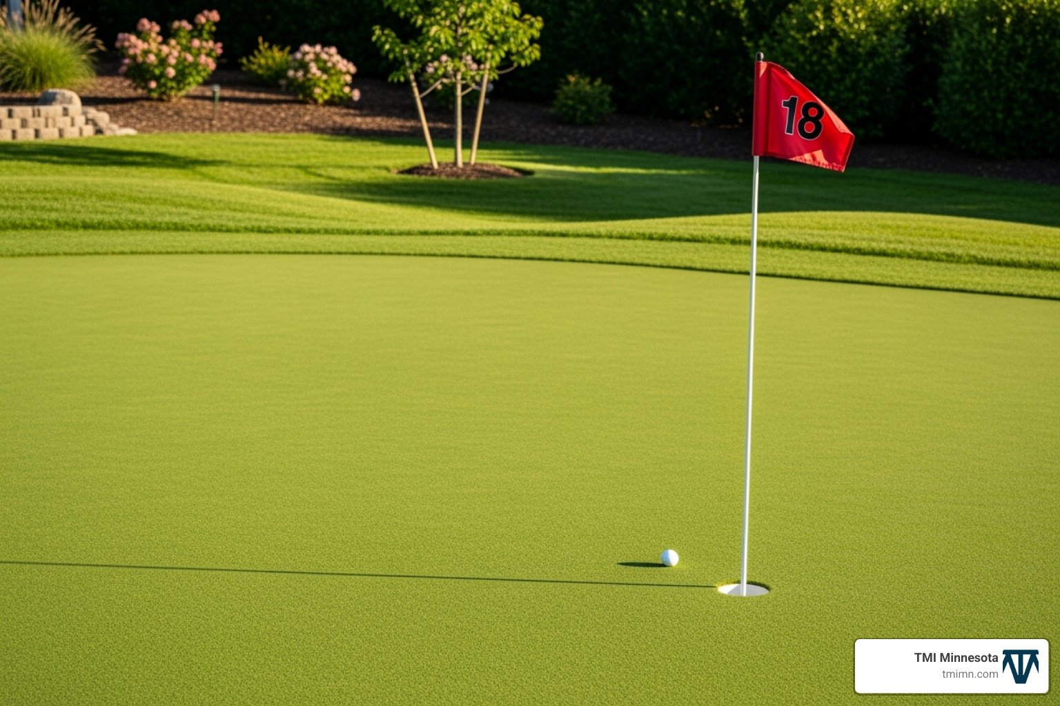backyard putting green - innovative backyard ideas