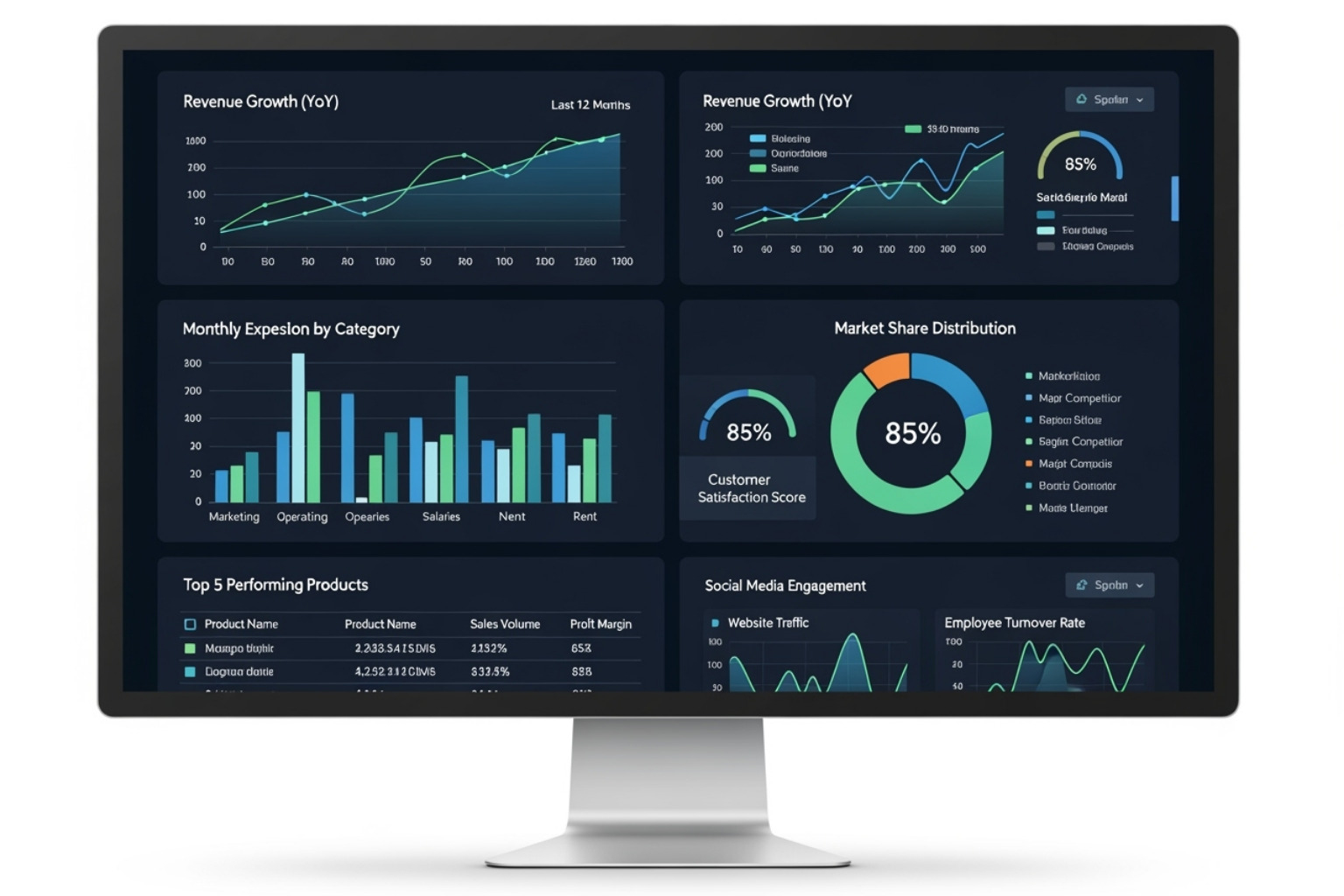Dashboard Showing Various Financial And Operational Kpis - Franchise Performance Evaluation Dashboard showing various financial and operational kpis - franchise performance evaluation