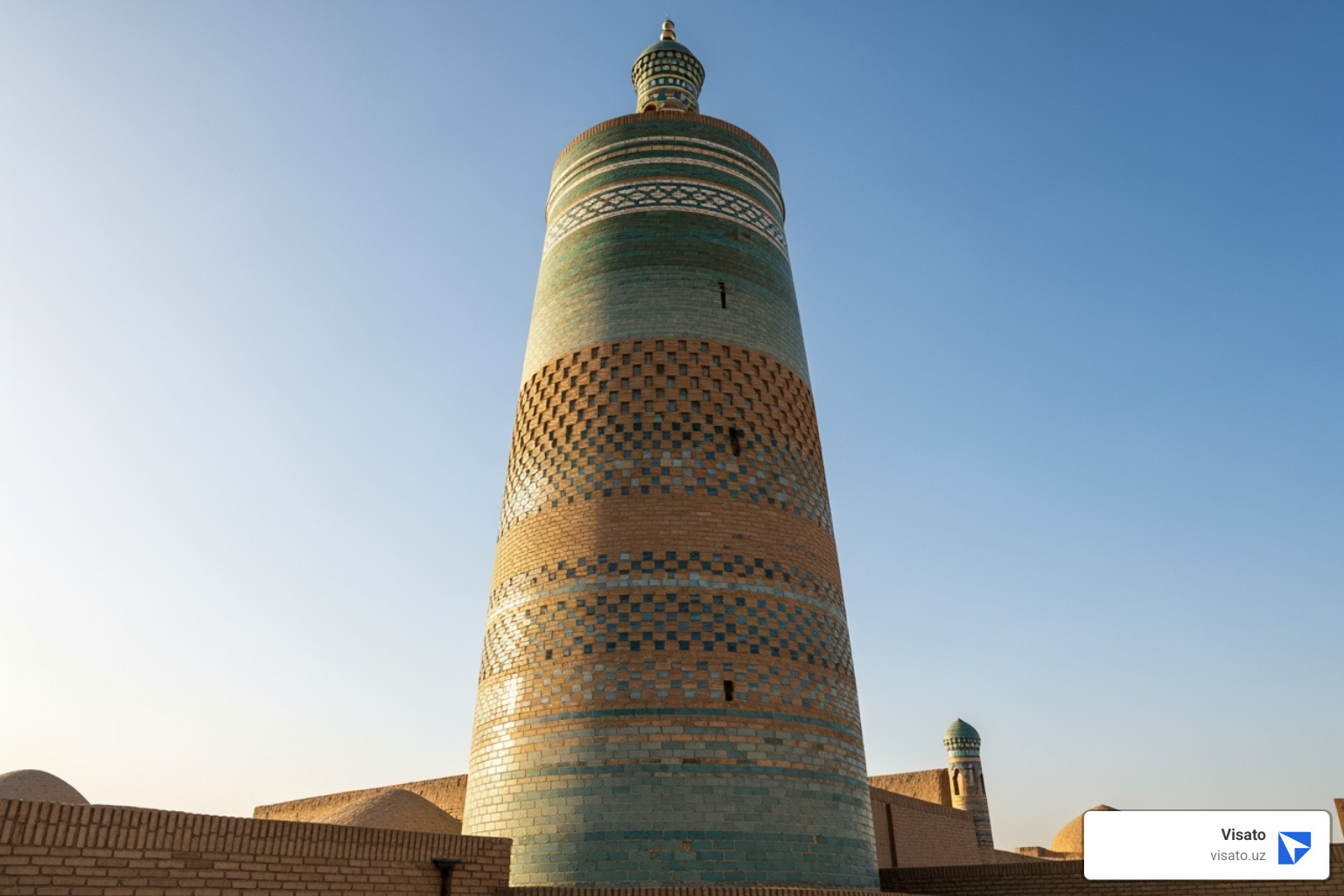 Juma Mosque Khiva minaret - Djuma Mosque Khiva Juma Mosque Khiva minaret - Djuma Mosque Khiva