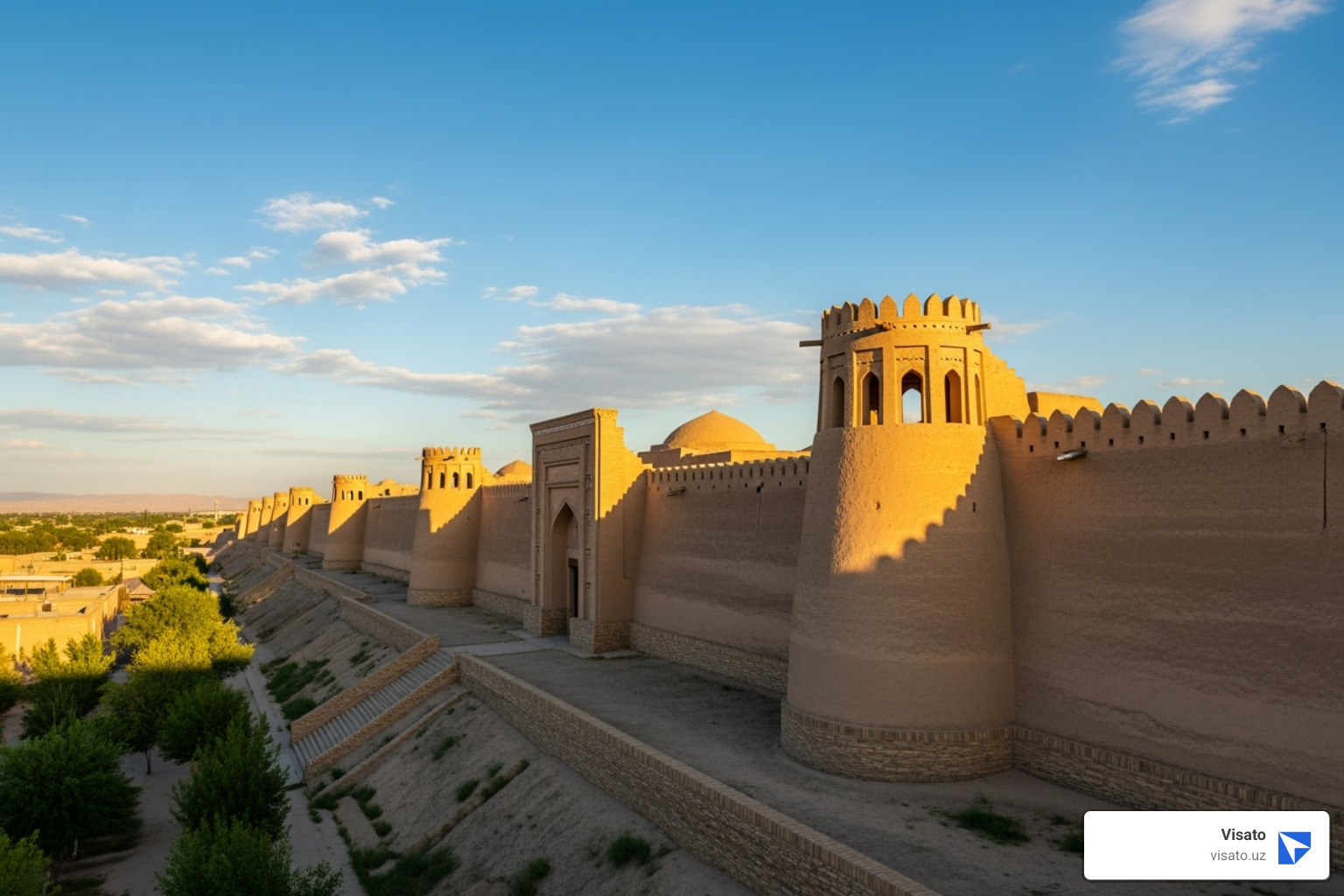 Ancient city walls of Itchan Kala - khiva travel guide