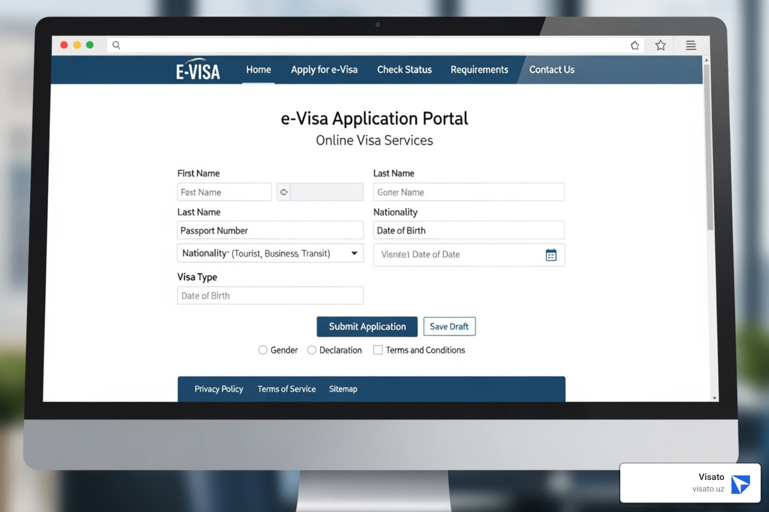 Official e-visa portal homepage of Uzbekistan - formatting problem with online uzbekistan visa application Official e-visa portal homepage of Uzbekistan - formatting problem with online uzbekistan visa application