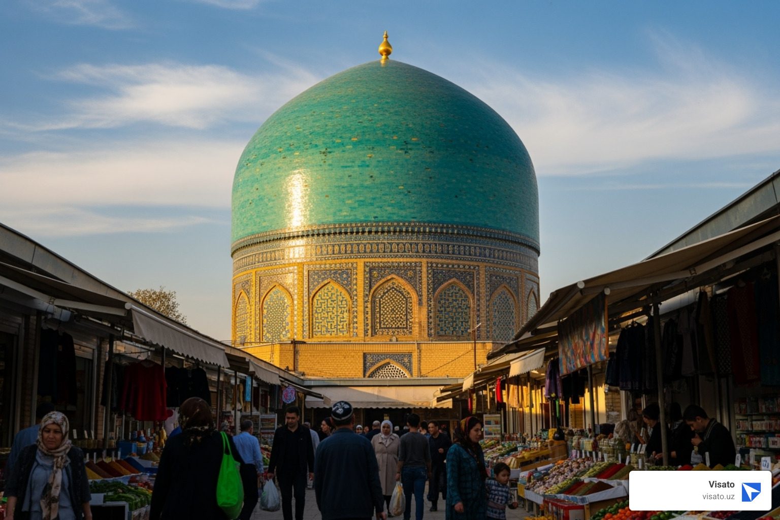 Chorsu Bazaar green dome - uzbekistan travel itinerary Chorsu Bazaar green dome - uzbekistan travel itinerary