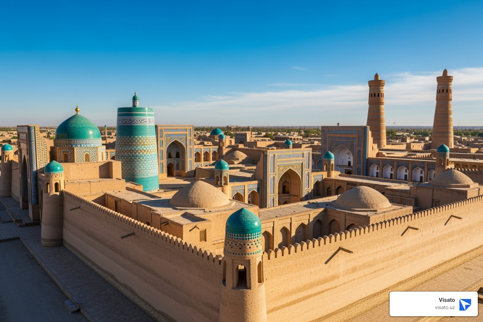 Walled city of Itchan Kala - places to visit in uzbekistan Walled city of Itchan Kala - places to visit in uzbekistan
