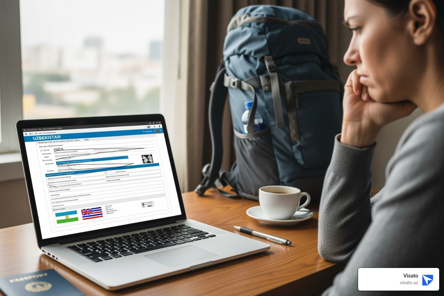 Uzbekistan e-visa application form with problematic fields highlighted - formatting problem with online uzbekistan visa application Uzbekistan e-visa application form with problematic fields highlighted - formatting problem with online uzbekistan visa application