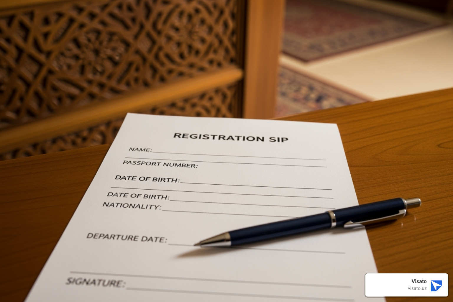 Hotel registration slip example in Uzbekistan - uzbekistan visa for indians Hotel registration slip example in Uzbekistan - uzbekistan visa for indians