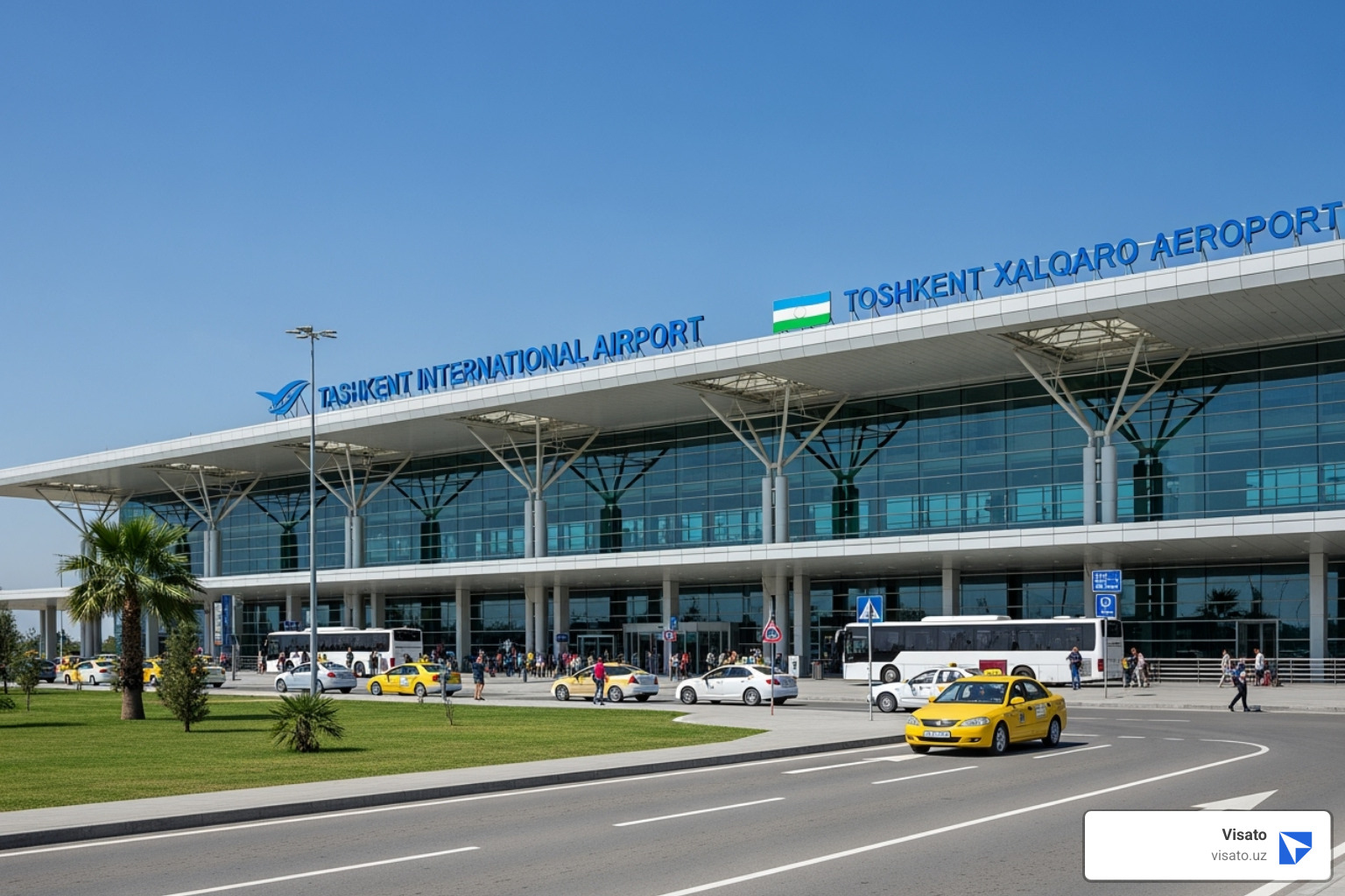 Tashkent International Airport terminal - Visit Uzbekistan visa Tashkent International Airport terminal - Visit Uzbekistan visa