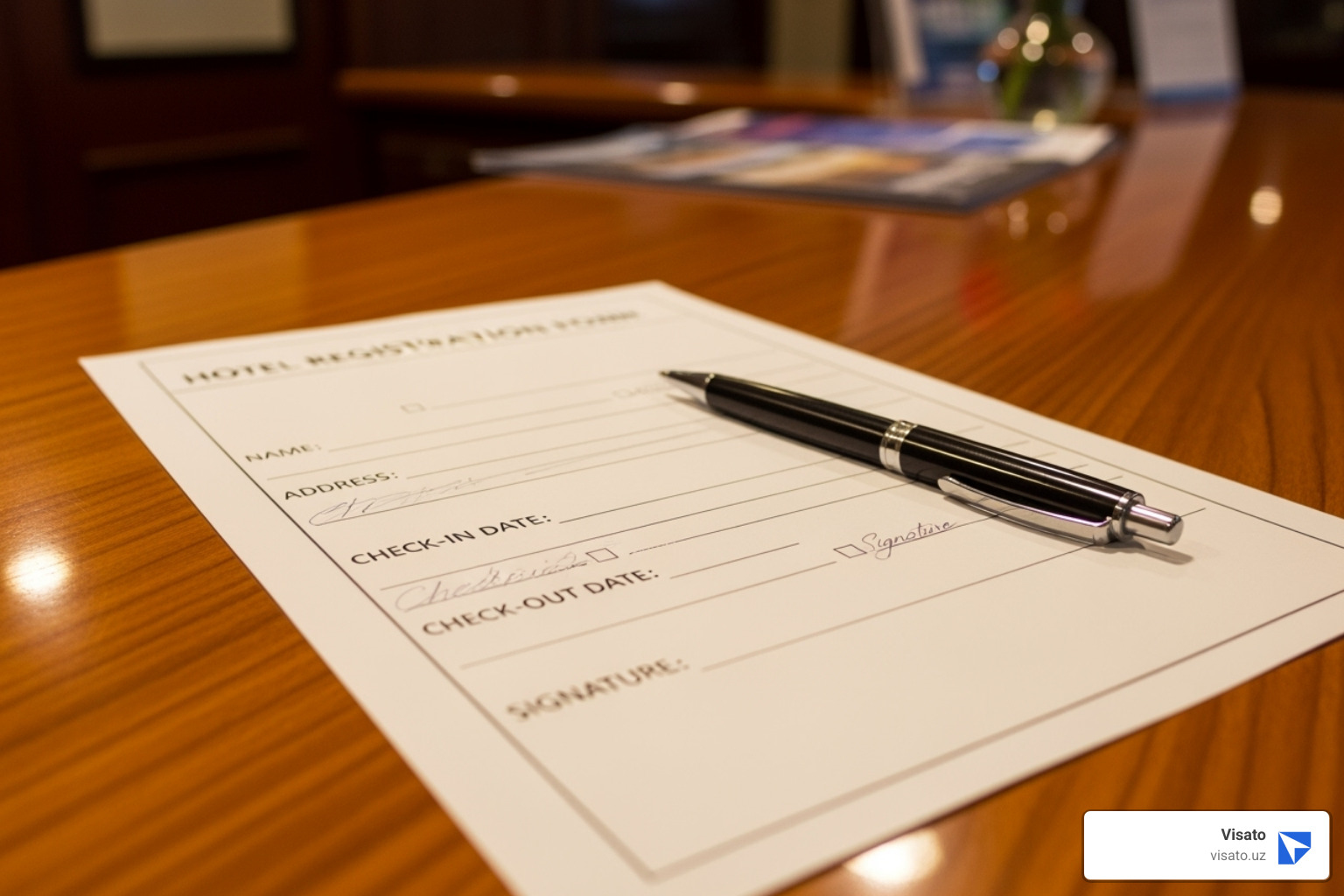 hotel registration slip in Uzbekistan - uzbekistan business visa requirements hotel registration slip in Uzbekistan - uzbekistan business visa requirements