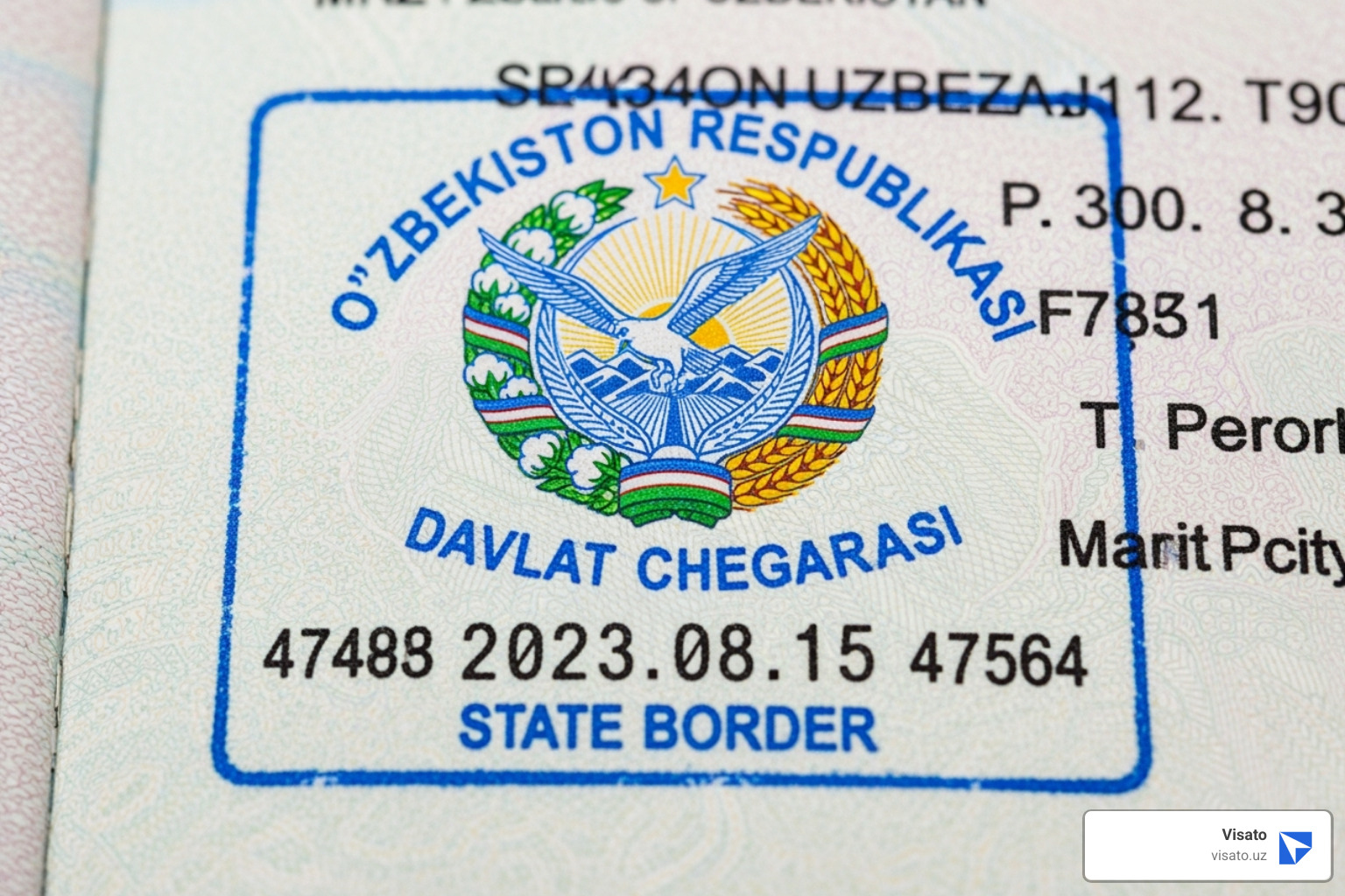 Uzbek passport stamp - Uzbekistan visa online Uzbek passport stamp - Uzbekistan visa online