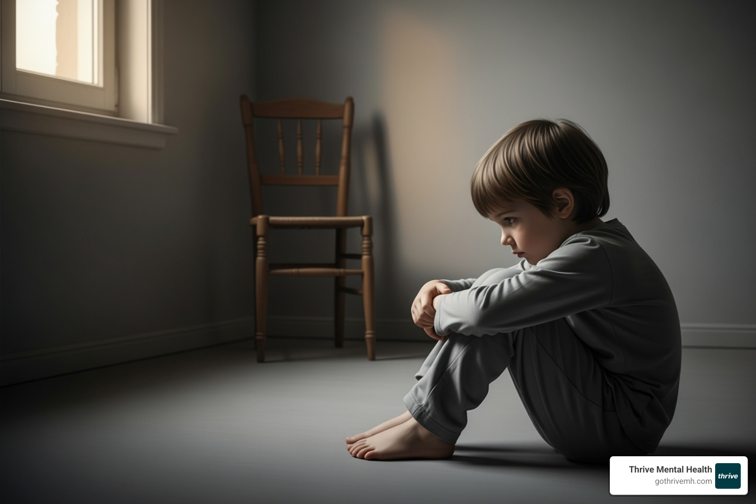Child looking sad and isolated - Eggshell Parenting: Causes, Signs & How to Heal