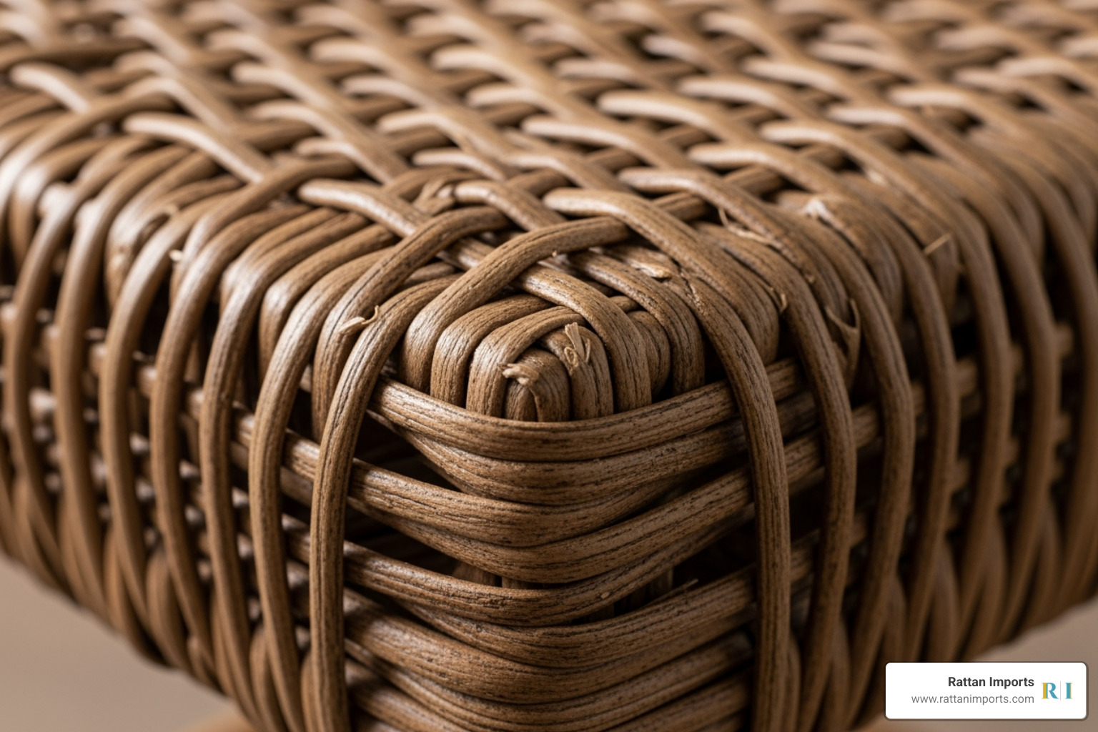 Close-up shot showcasing the texture of a woven wicker bar stool - bar stools Close-up shot showcasing the texture of a woven wicker bar stool - bar stools