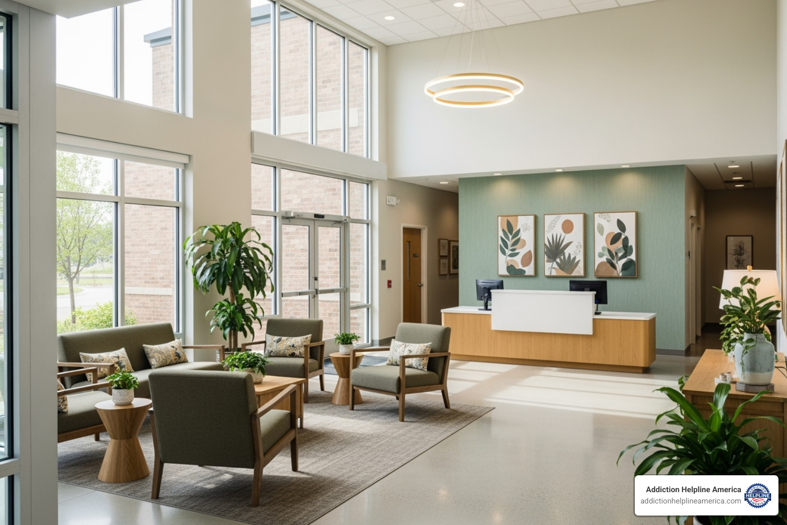 welcoming entrance to a a treatment facility - alcohol rehab centers in riverside county