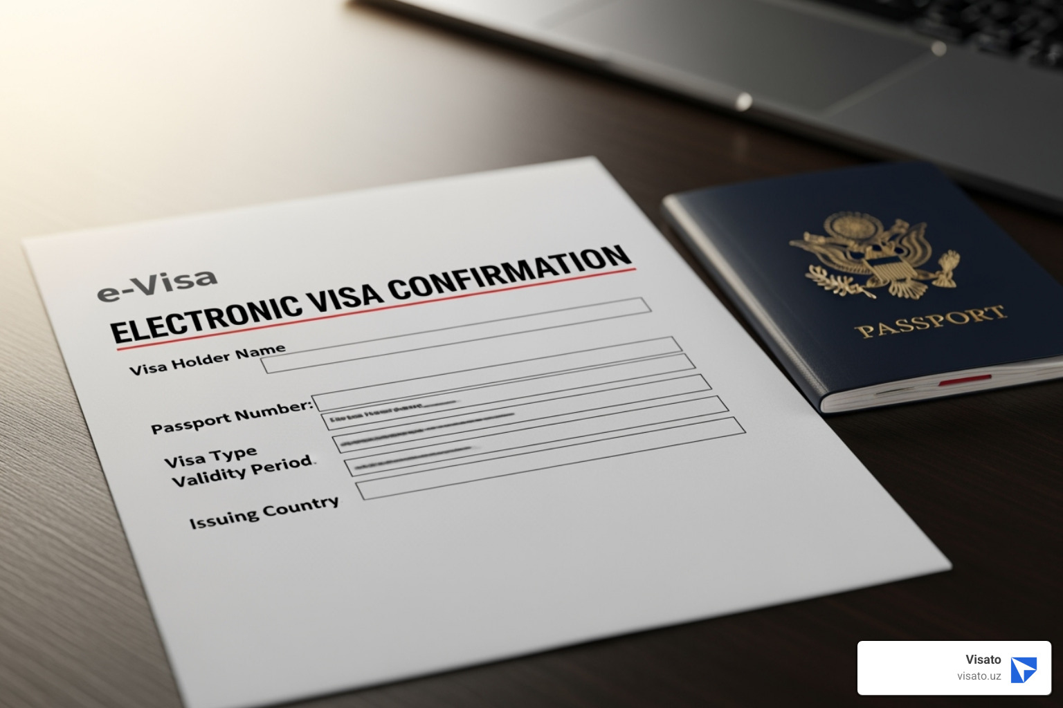 Successful e-visa confirmation document ready for printing - uzbekistan visa fees Successful e-visa confirmation document ready for printing - uzbekistan visa fees