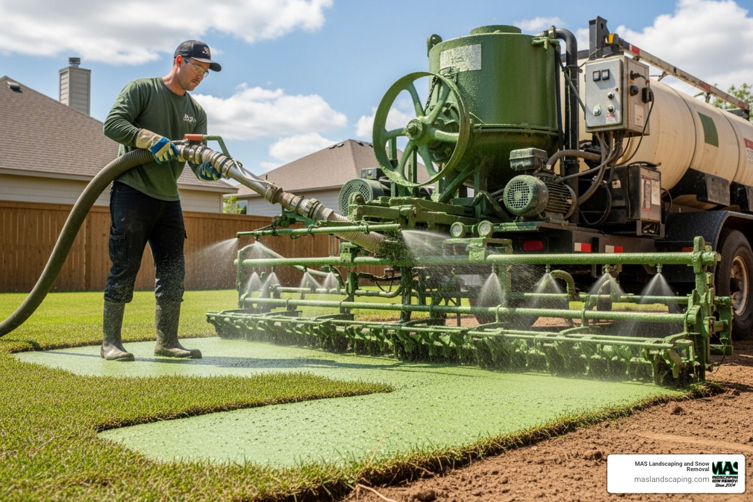 hydroseeding a lawn - cost of putting in a new lawn