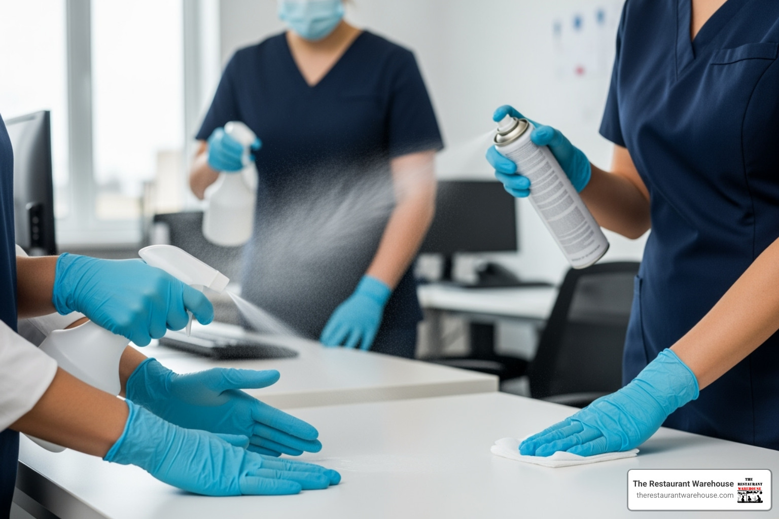 various disinfectant application methods - Disinfectant spray commercial