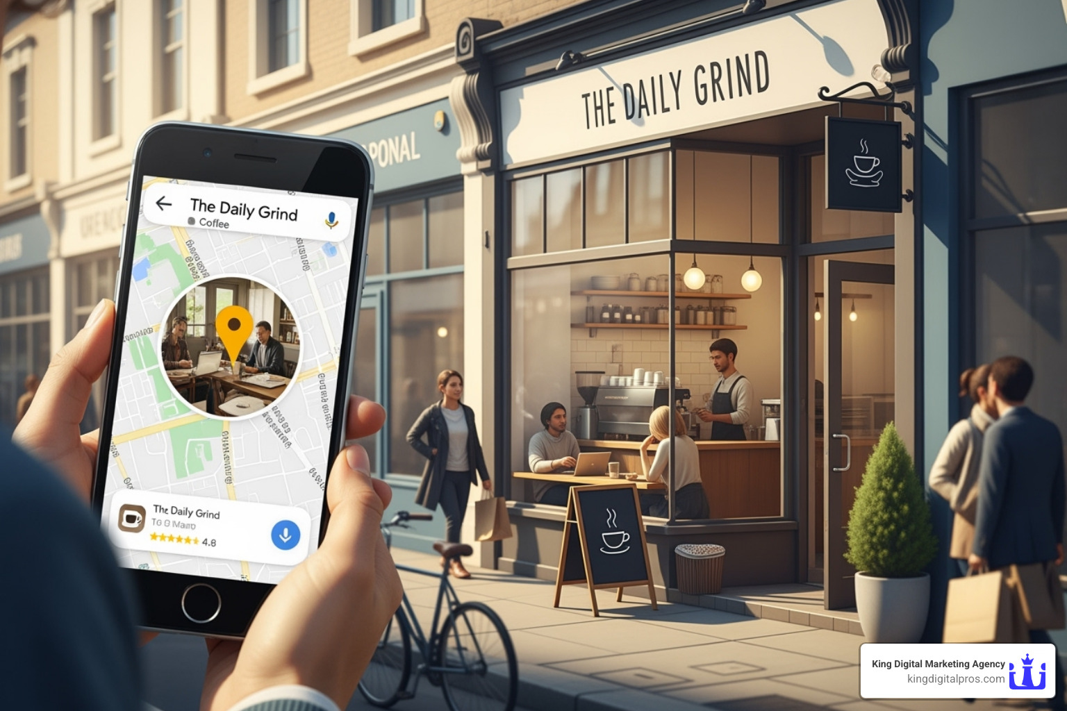 GBP Insights dashboard - Google Maps local business