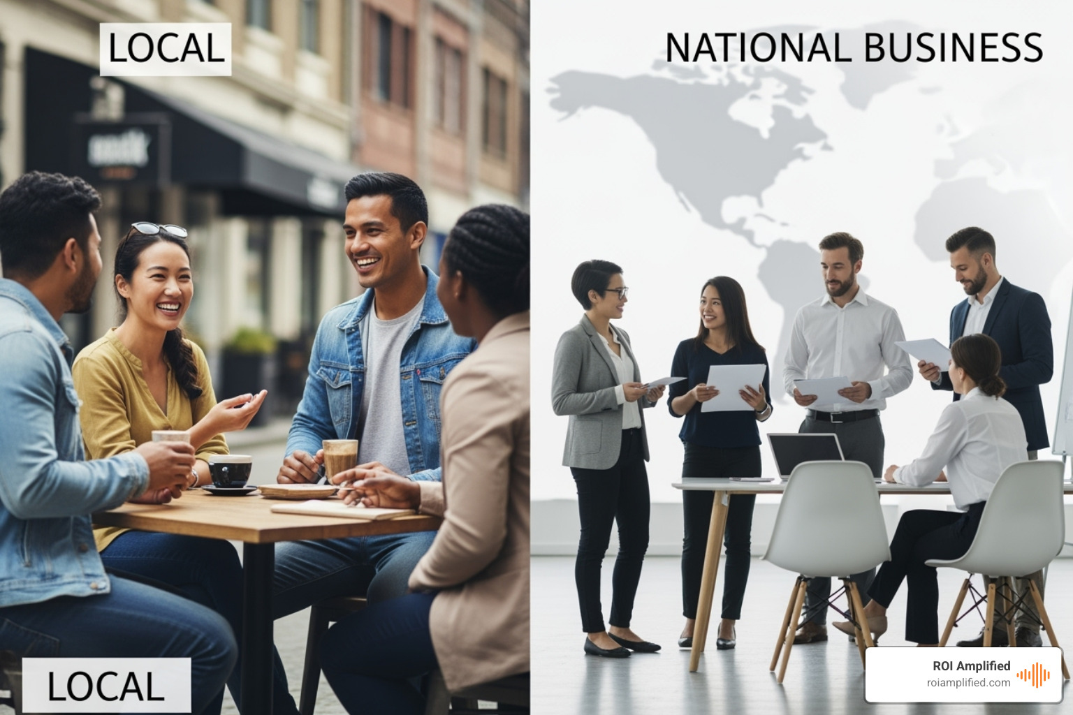 Table comparing Local SEO and National SEO features - SEO packages Tampa Table comparing Local SEO and National SEO features - SEO packages Tampa