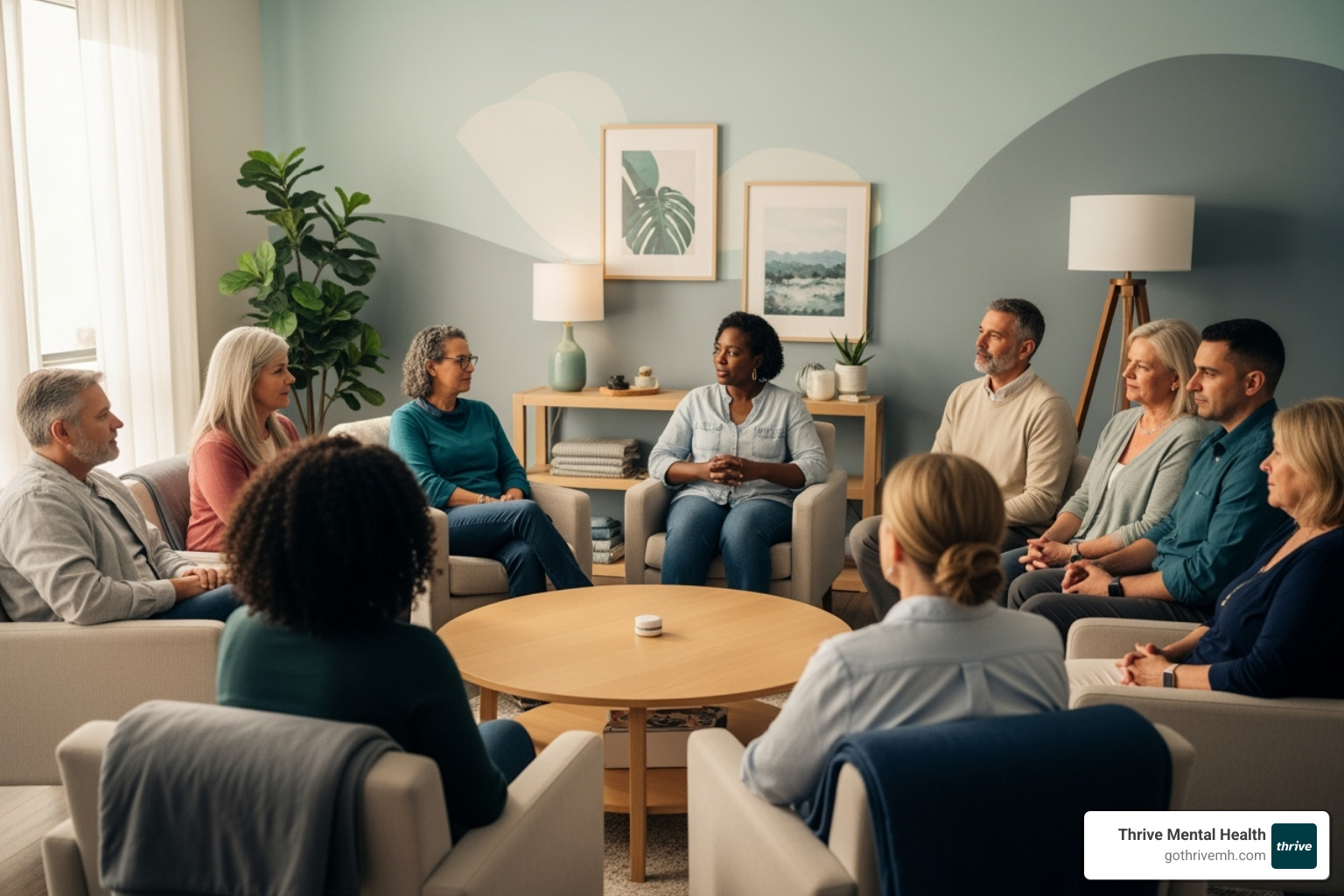 Welcoming therapy space or group session - What are the best treatment centers for adults with co-occurring autism and depression?