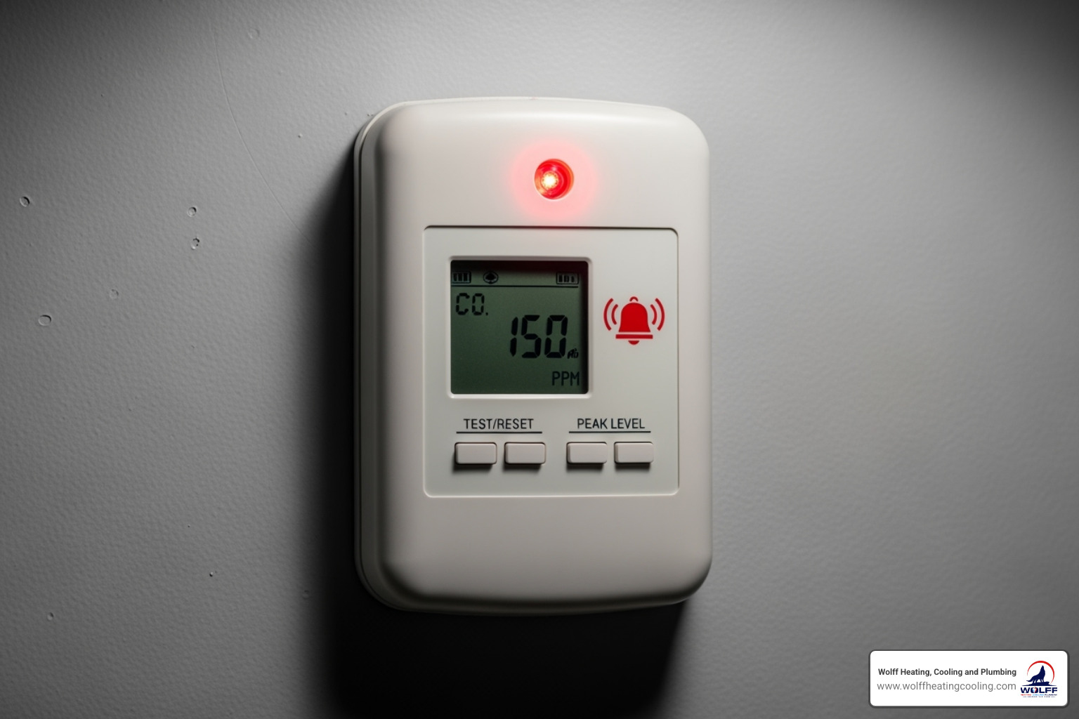 carbon monoxide detector alarming - emergency heating repair placitas