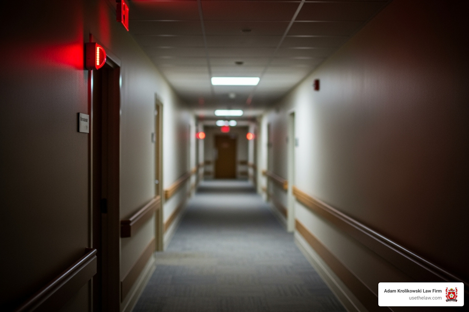unattended call light in a nursing home hallway - nursing home abuse unattended call light in a nursing home hallway - nursing home abuse