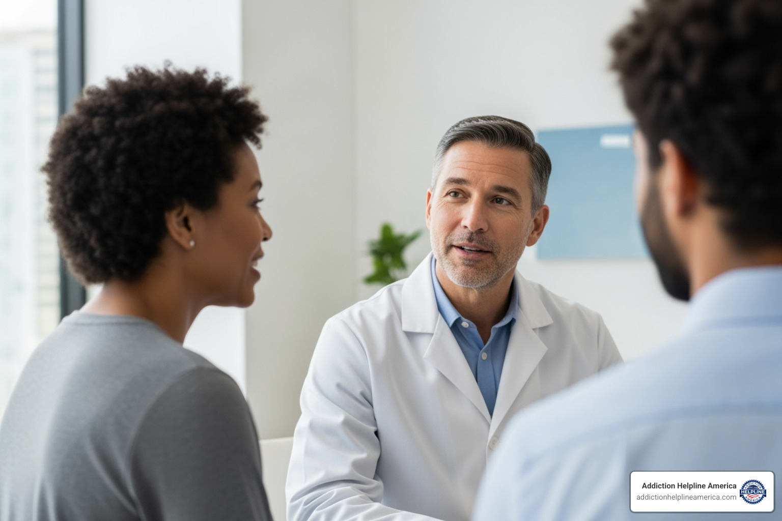 A patient speaking with a methadone doctor in a clinic setting, symbolizing personalized care and guidance - doctors near me that prescribe methadone A patient speaking with a methadone doctor in a clinic setting, symbolizing personalized care and guidance - doctors near me that prescribe methadone