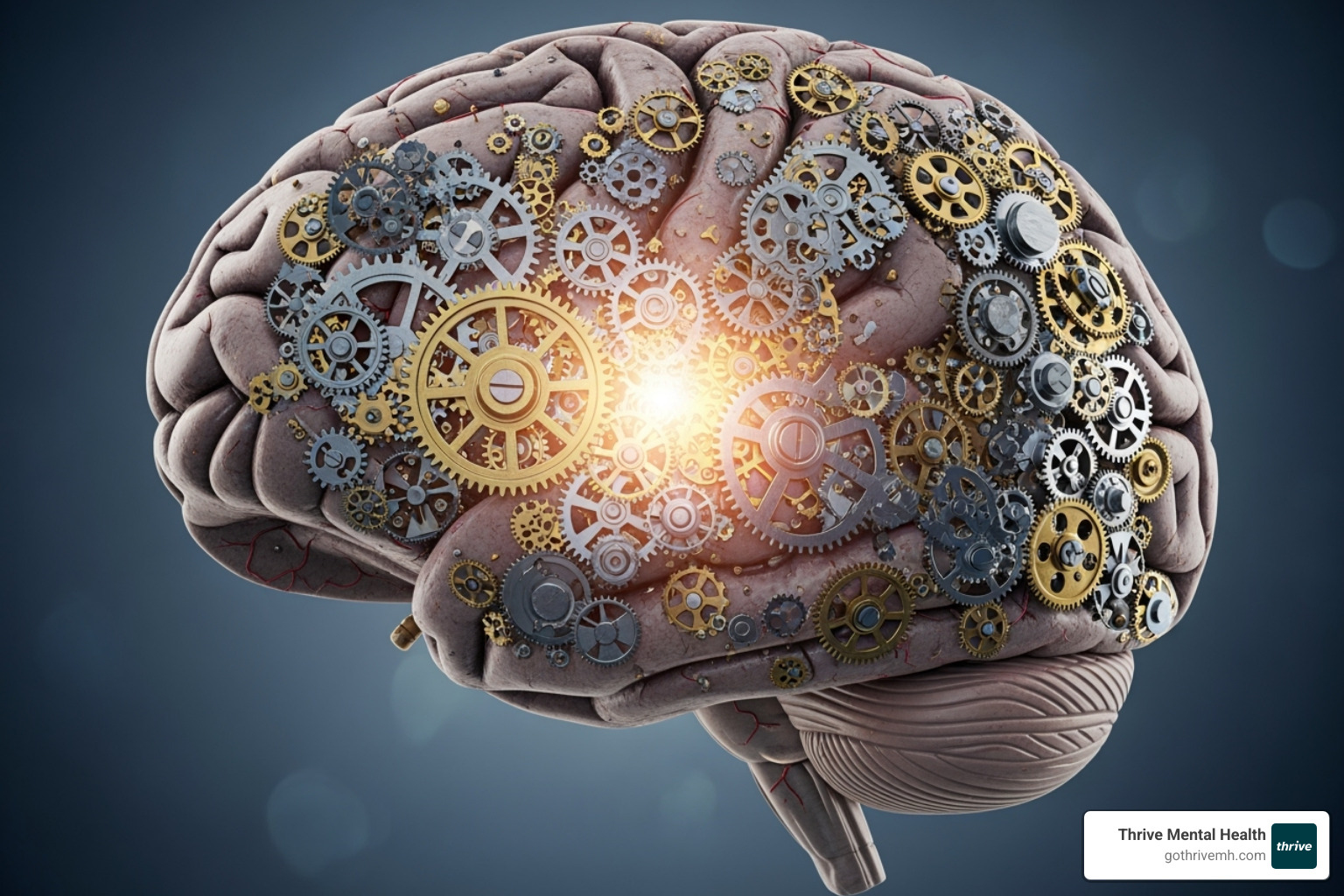 Brain with gears: understanding panic attacks - Online therapy for panic attacks