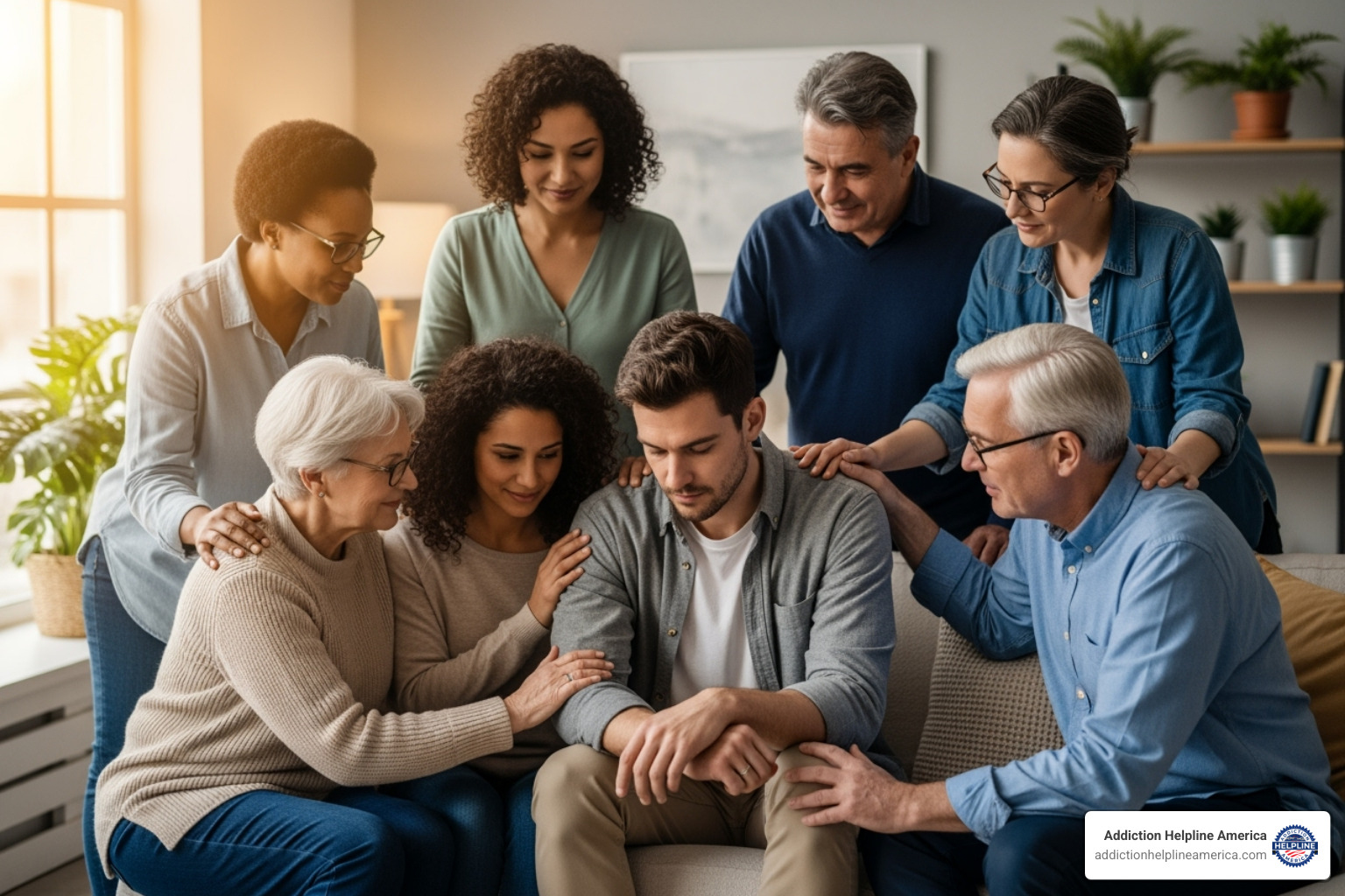 person being accepted supportively, symbolizing hope and recovery - How to stage intervention person being accepted supportively, symbolizing hope and recovery - How to stage intervention