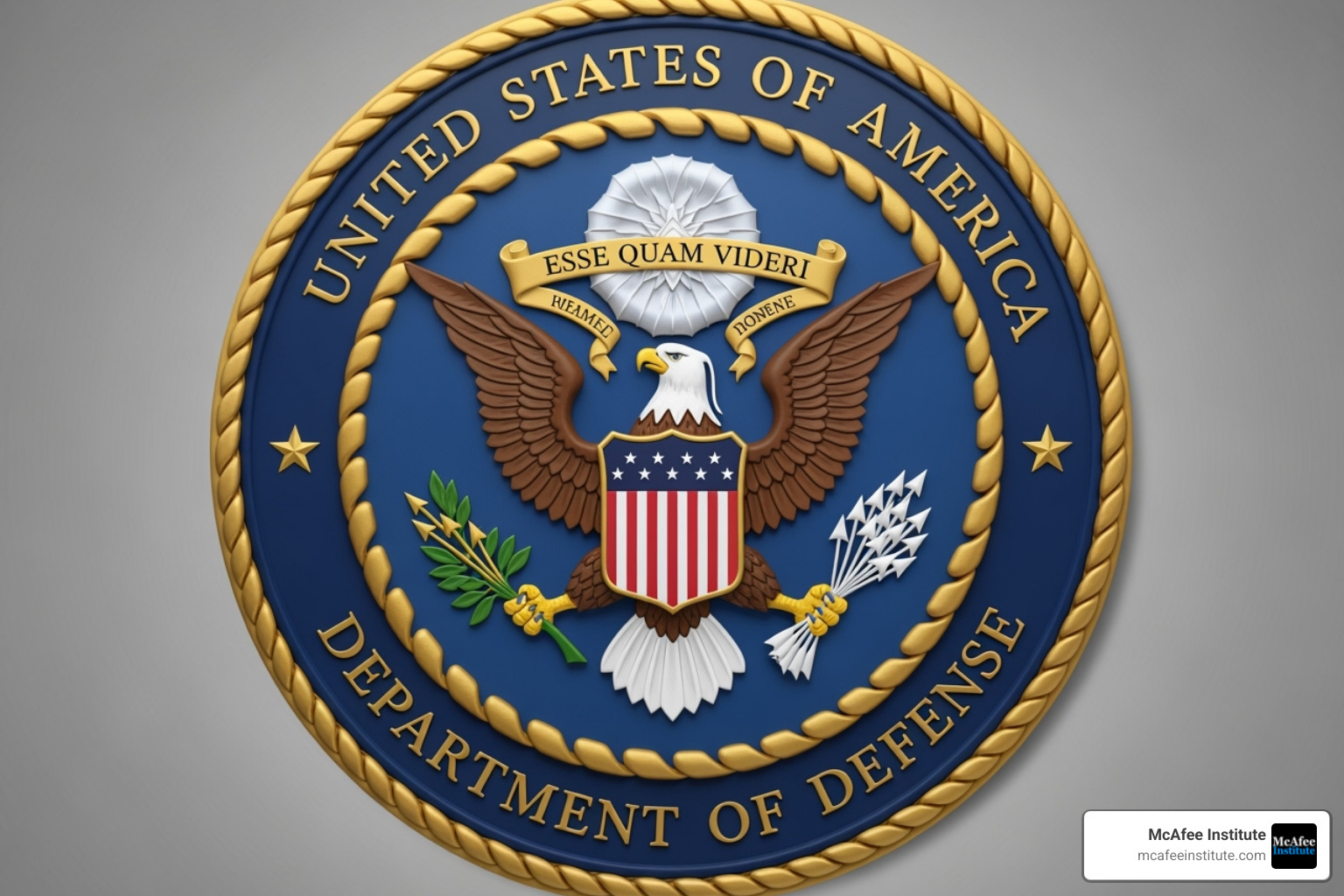 Department of Defense seal - best accredited intelligence certifications Department of Defense seal - best accredited intelligence certifications