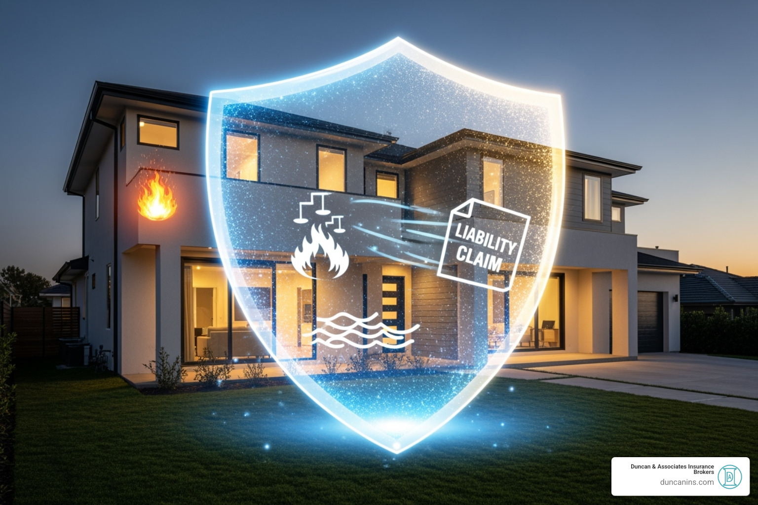 shield protecting rental property from risks - property investor insurance