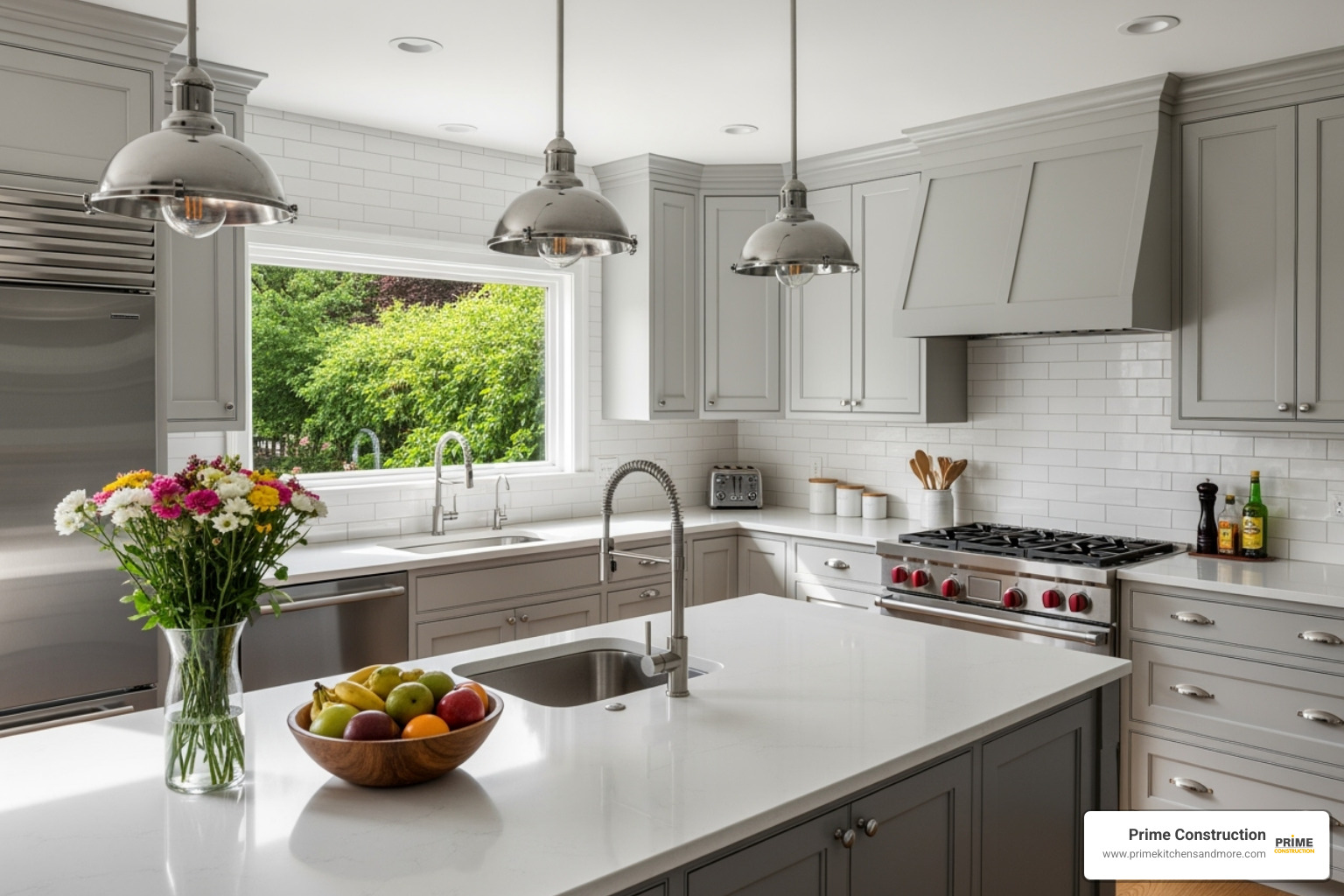 neat Shaker-style cabinets in a neutral color - classic kitchen trends