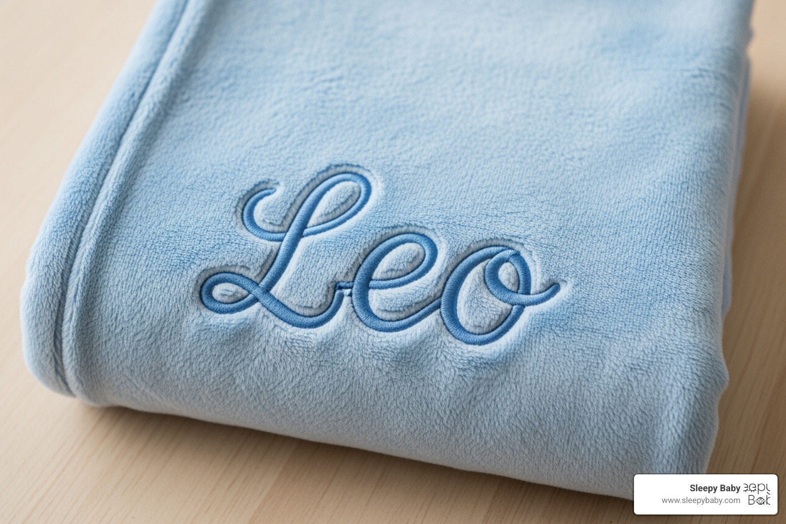 Personalized baby blanket with a name embroidered - gifts for baby girl