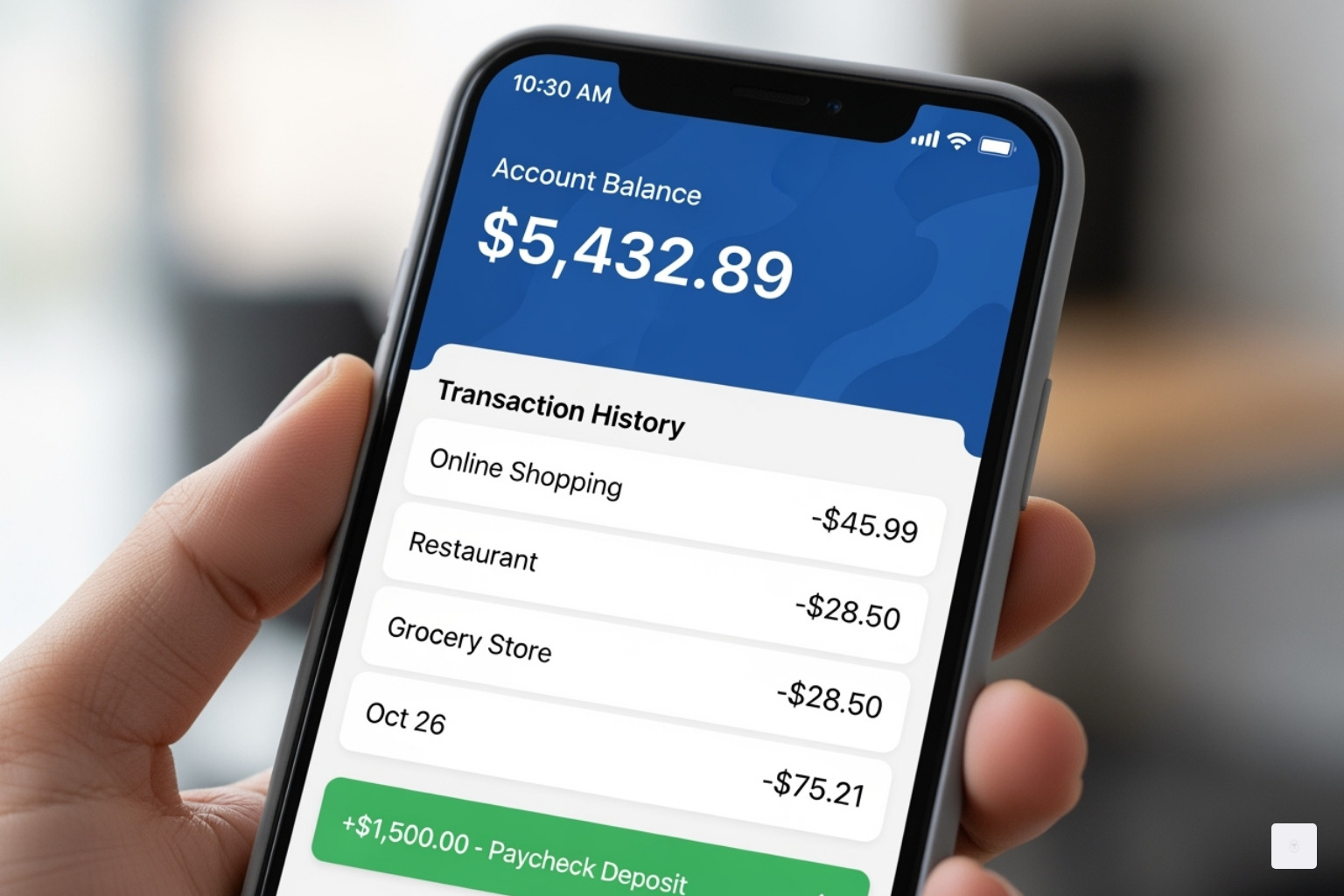Truist mobile app interface showing account balances - truist Truist mobile app interface showing account balances - truist