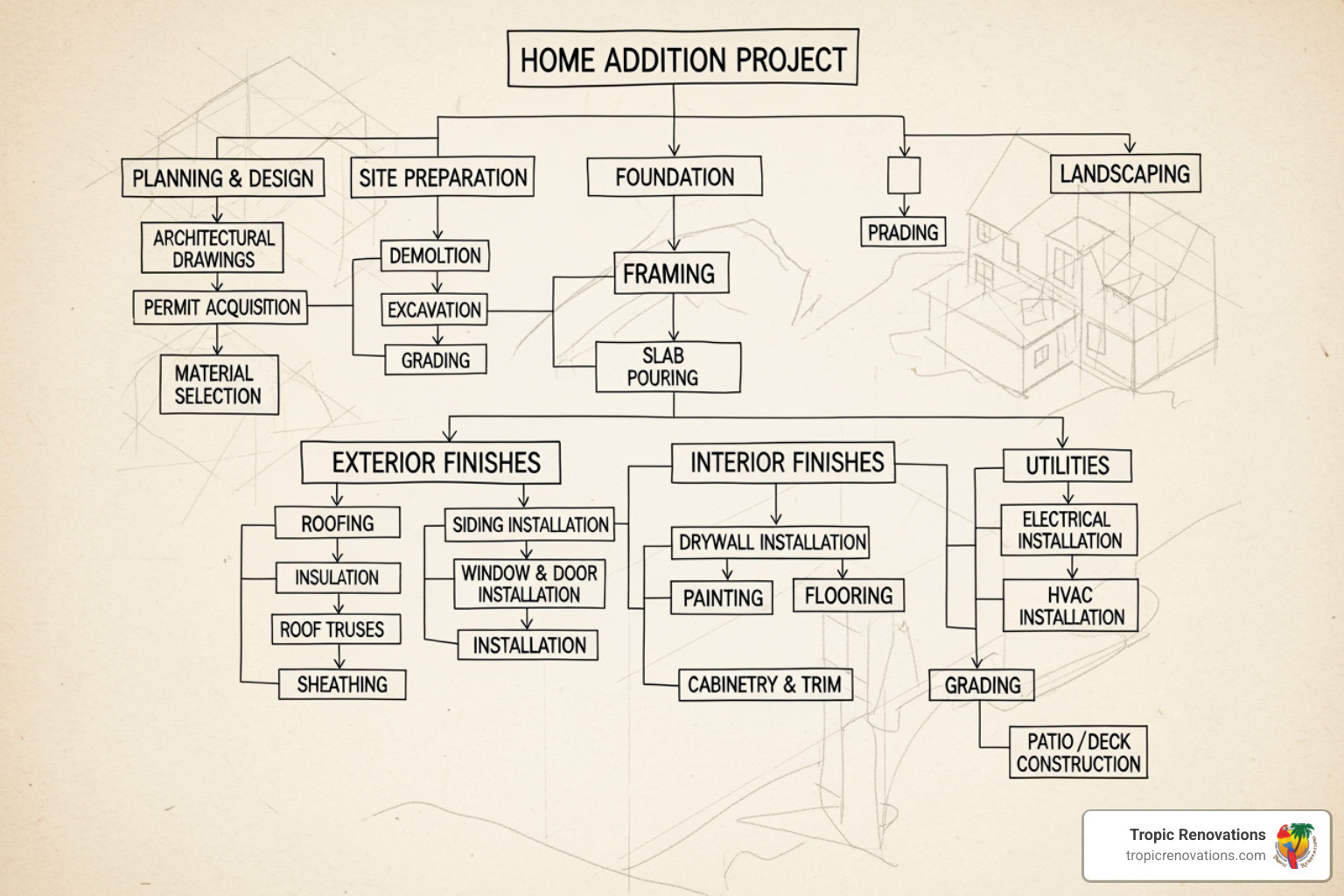 work breakdown structure diagram for a home addition - What is project scope? work breakdown structure diagram for a home addition - What is project scope?
