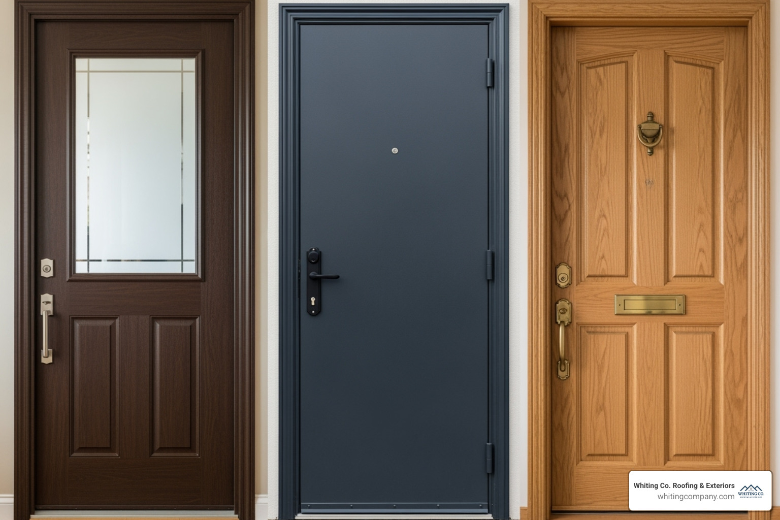 collage of fiberglass, steel, and wood doors - door replacement Columbia collage of fiberglass, steel, and wood doors - door replacement Columbia