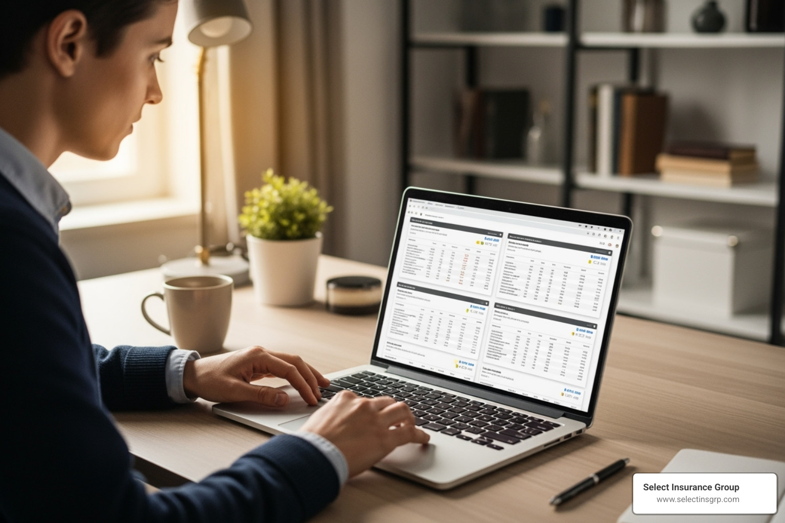 Person comparing insurance quotes on a laptop - DUI auto insurance NC Person comparing insurance quotes on a laptop - DUI auto insurance NC