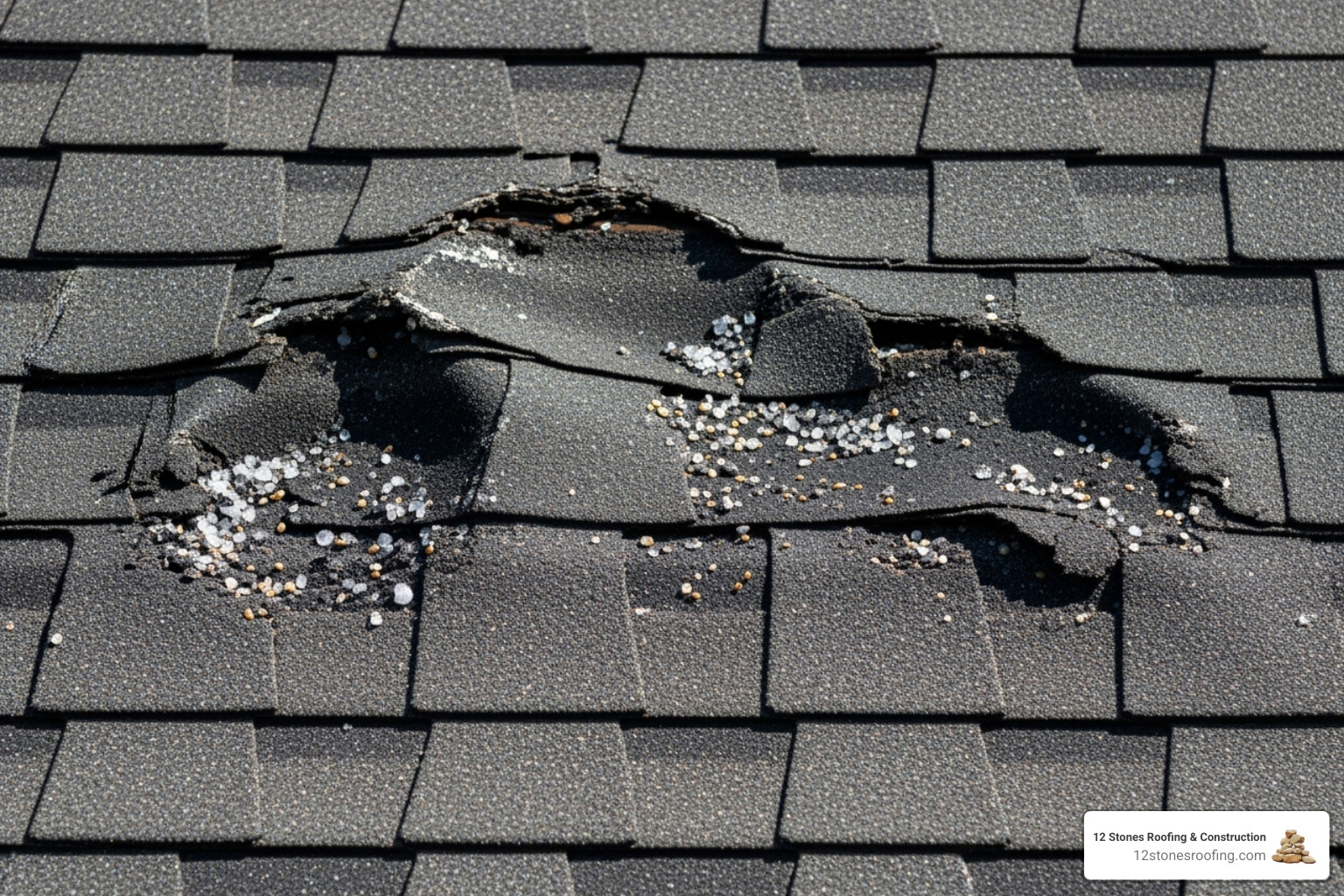 hail damage on asphalt shingles. - Emergency roof repair cost hail damage on asphalt shingles. - Emergency roof repair cost