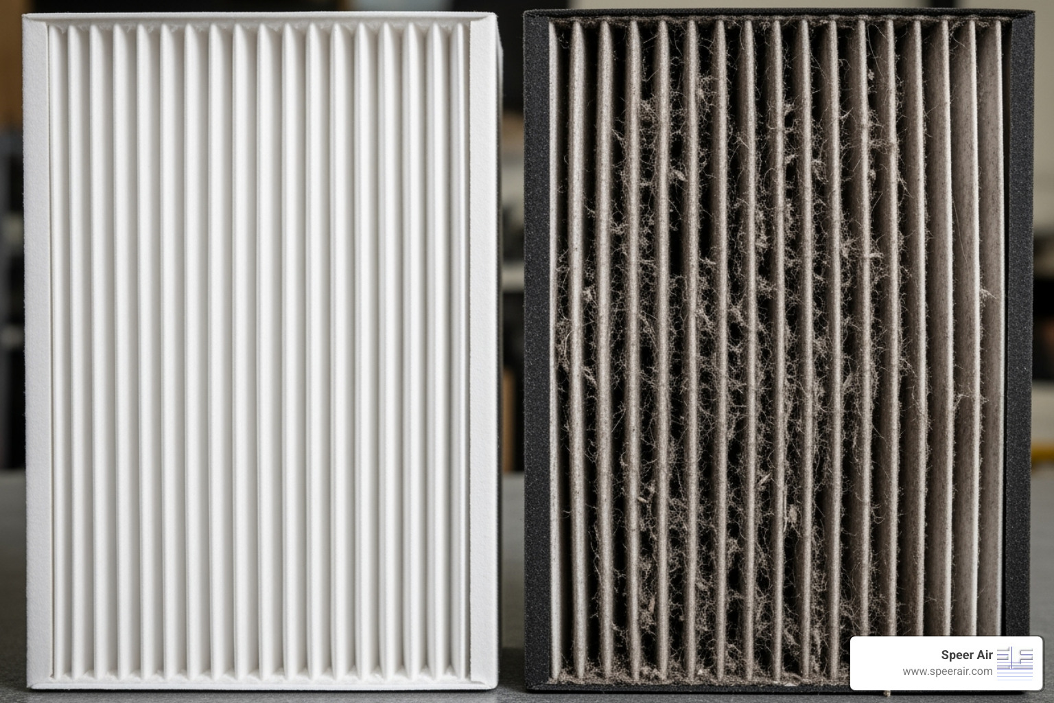 clean vs. dirty furnace filter - furnace maintenance northern nj clean vs. dirty furnace filter - furnace maintenance northern nj