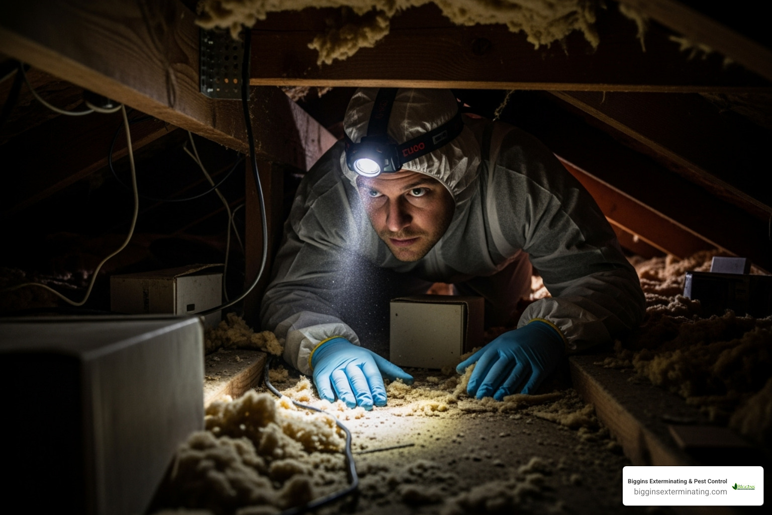pest control technician inspecting a hard-to-reach attic space - rodent exterminator price pest control technician inspecting a hard-to-reach attic space - rodent exterminator price