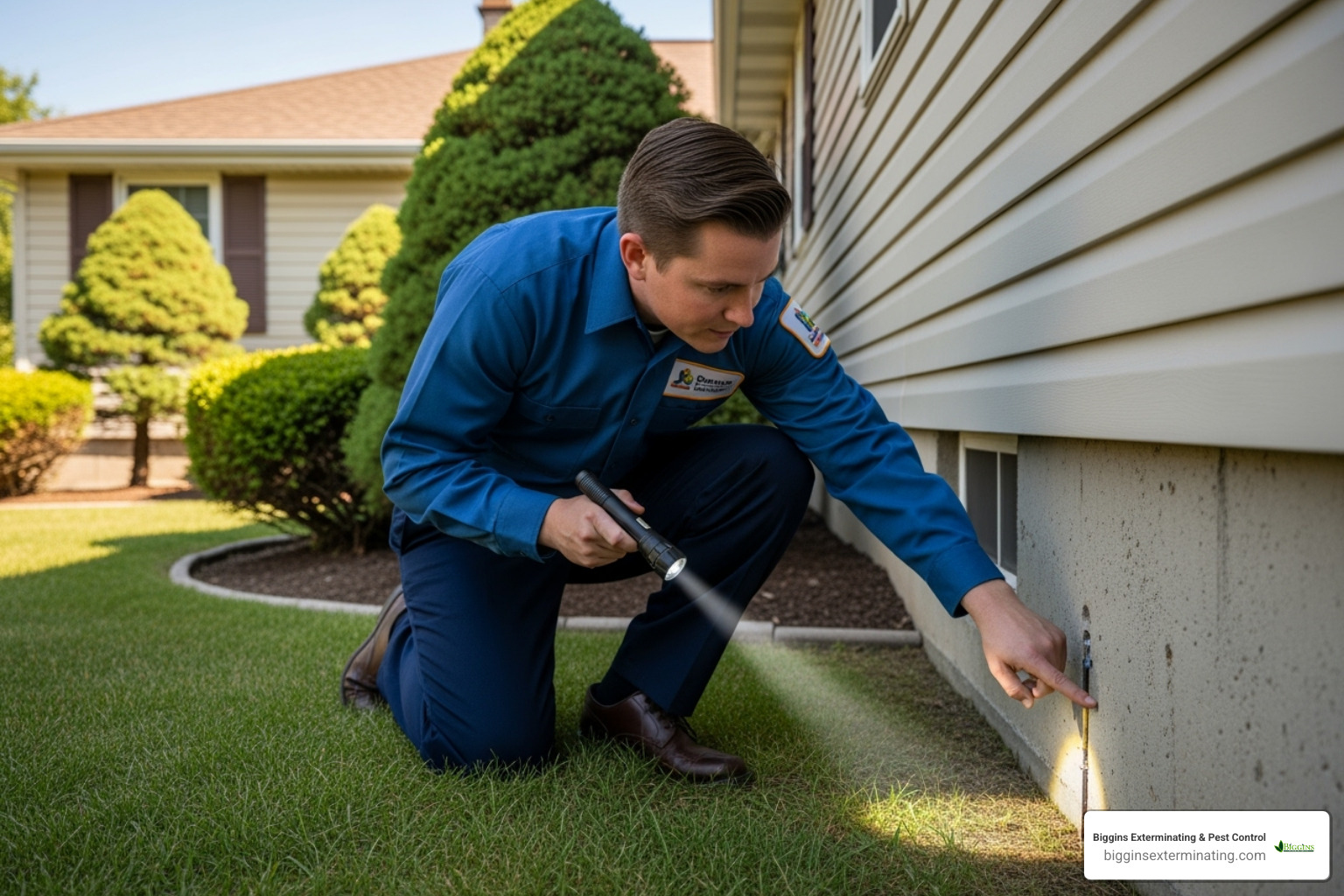 rodent control technician inspecting a home exterior - rodent exterminator price rodent control technician inspecting a home exterior - rodent exterminator price
