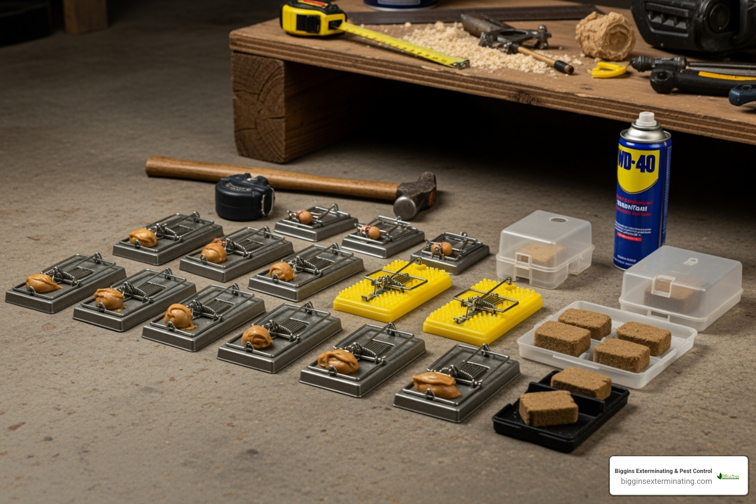 DIY rat traps - price for rat extermination