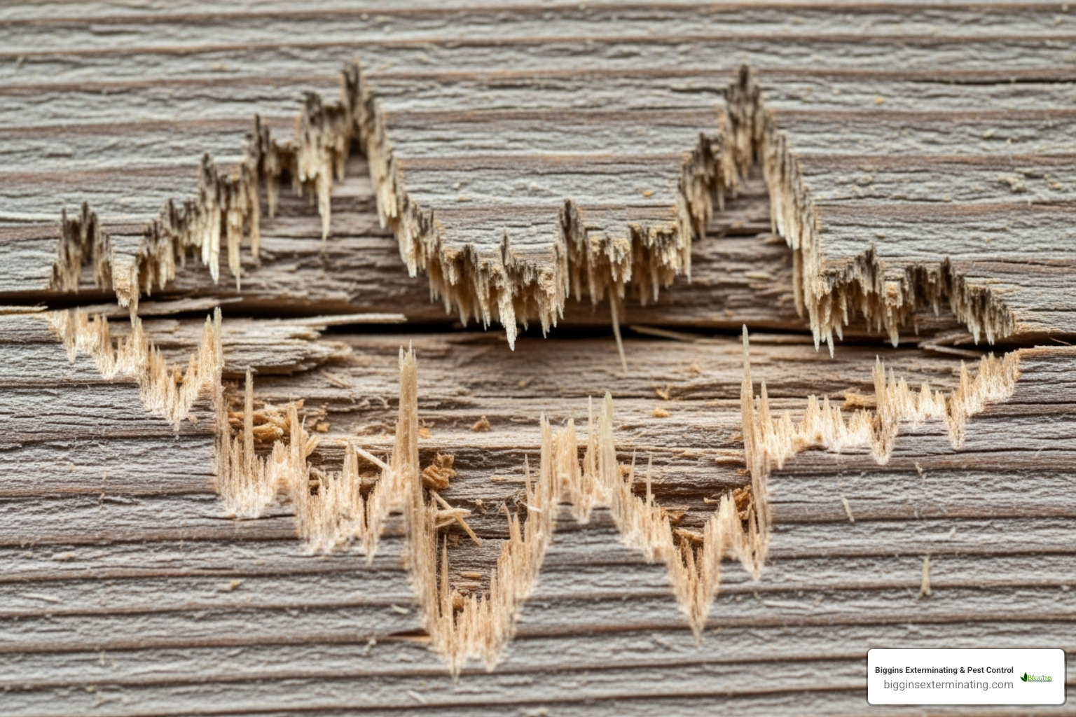 rat gnaw marks - price for rat extermination