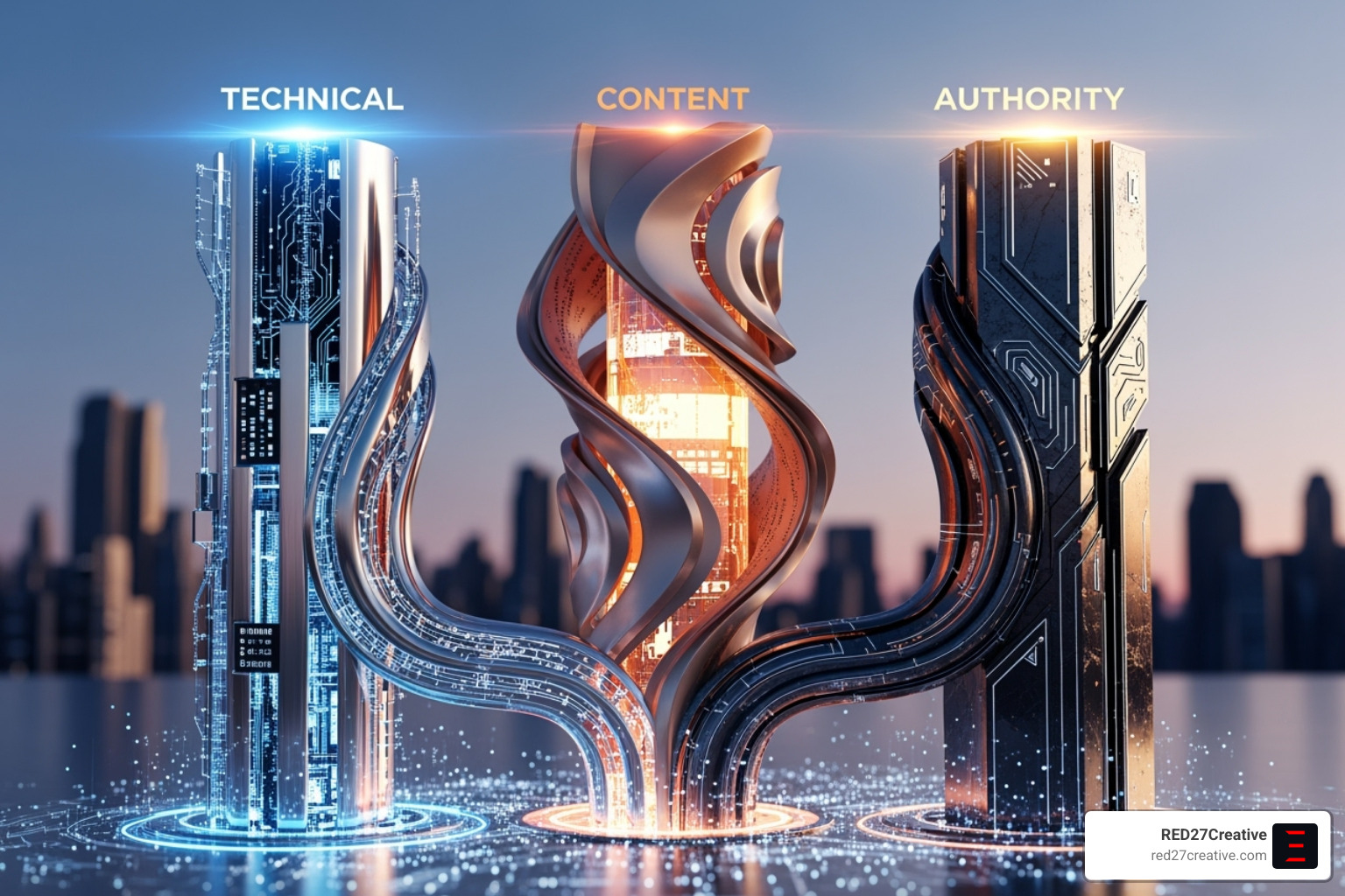 Three pillars of advanced SEO: Technical, Content, and Authority - advanced seo services Three pillars of advanced SEO: Technical, Content, and Authority - advanced seo services