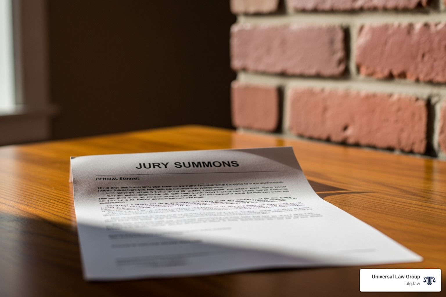jury summons letter on kitchen table - what happens if you miss jury duty