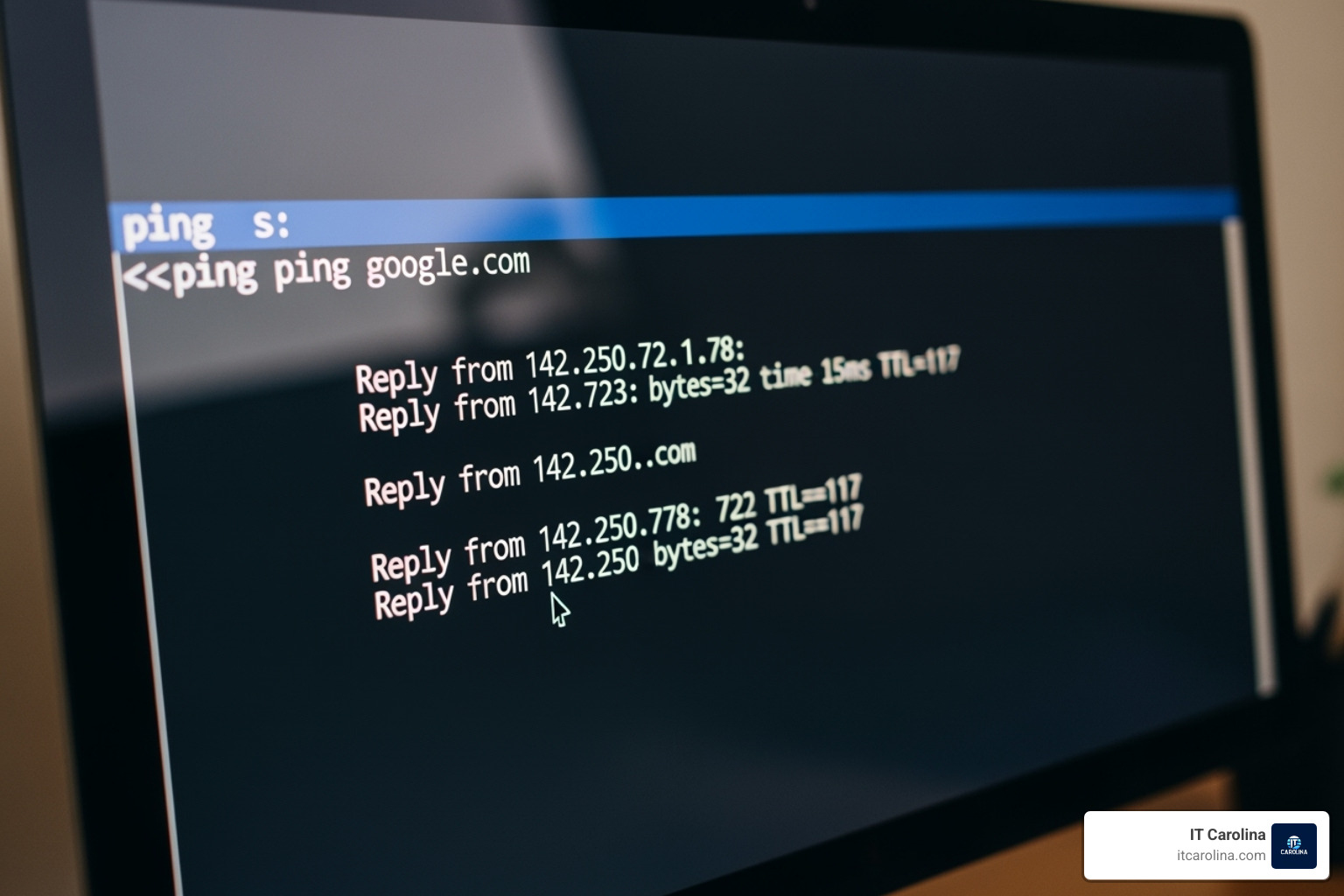 A computer screen showing the command prompt with a <code>md5-5b9e8d8c151cf360202aaa919a33d863</code> command running. - reactive network troubleshooting A computer screen showing the command prompt with a <code>md5-5b9e8d8c151cf360202aaa919a33d863</code> command running. - reactive network troubleshooting