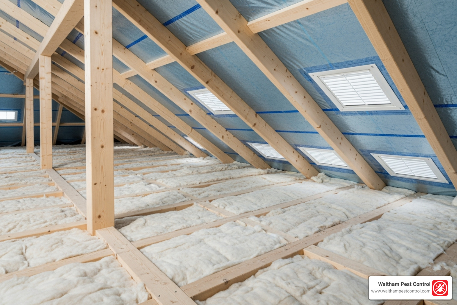 clean, well-sealed attic - critter removal