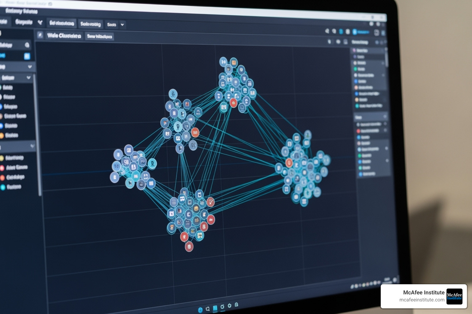 graph analysis tool visualizing wallet clustering - crypto trace